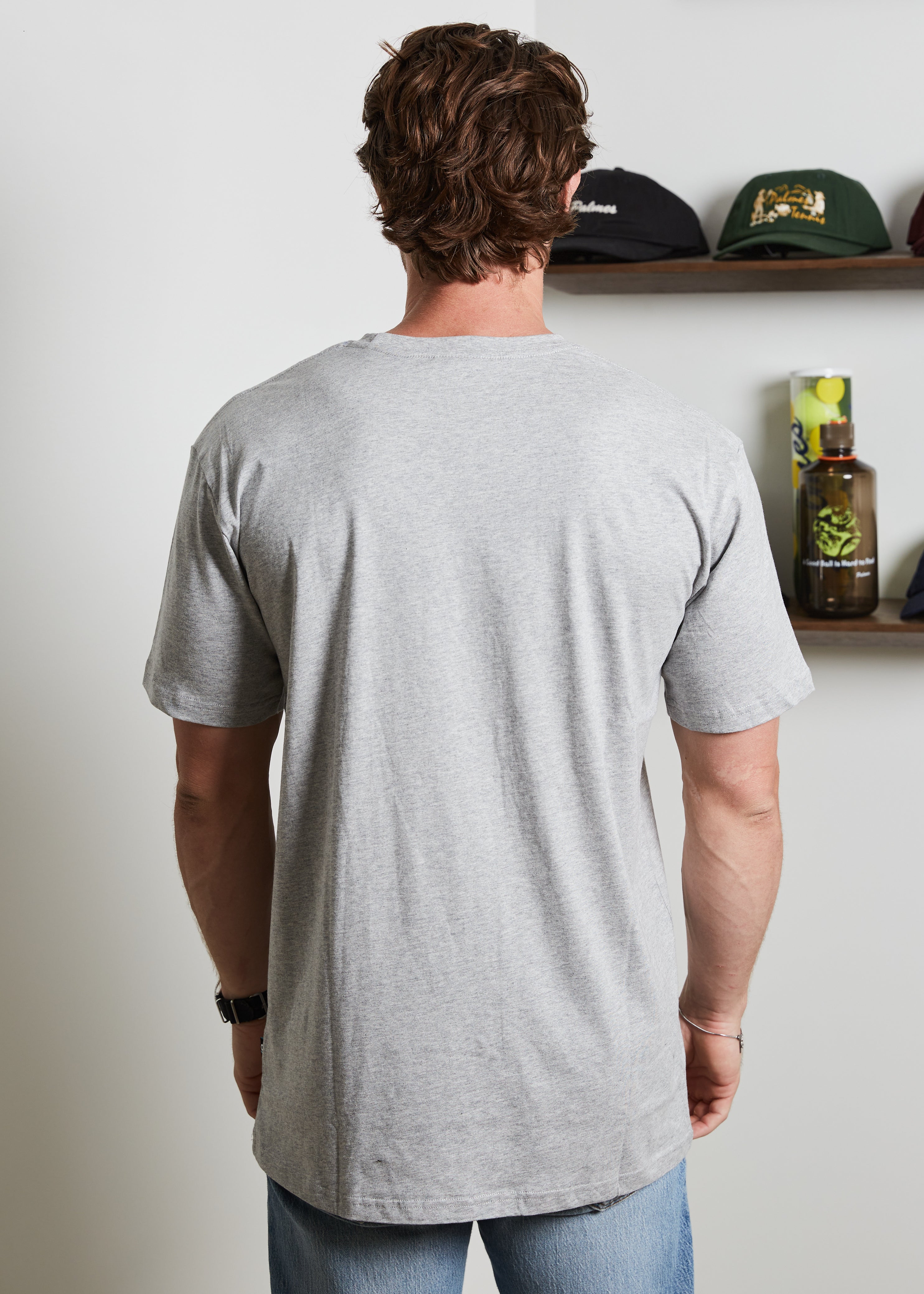 The Classic Tee - 195GSM - Heather Grey
