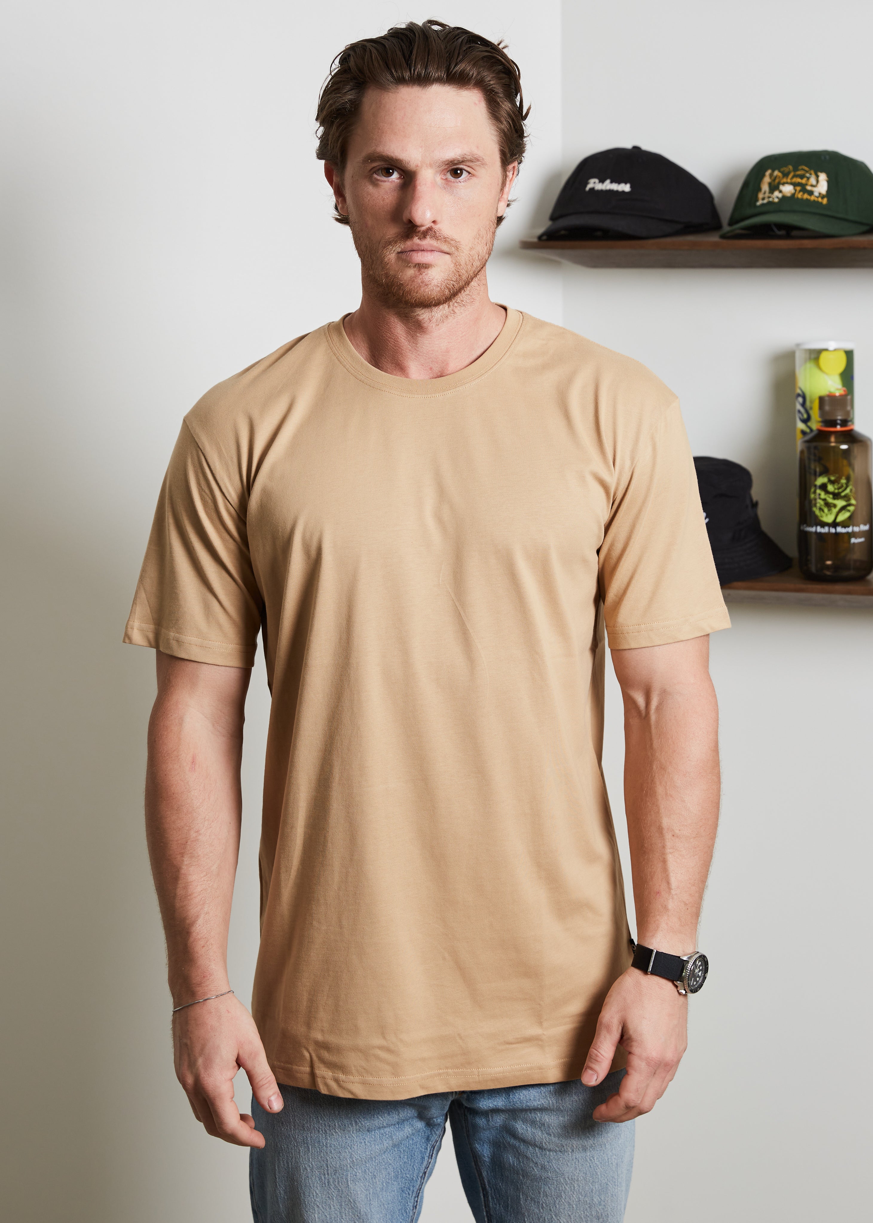 The Classic Tee - 195GSM - Beige