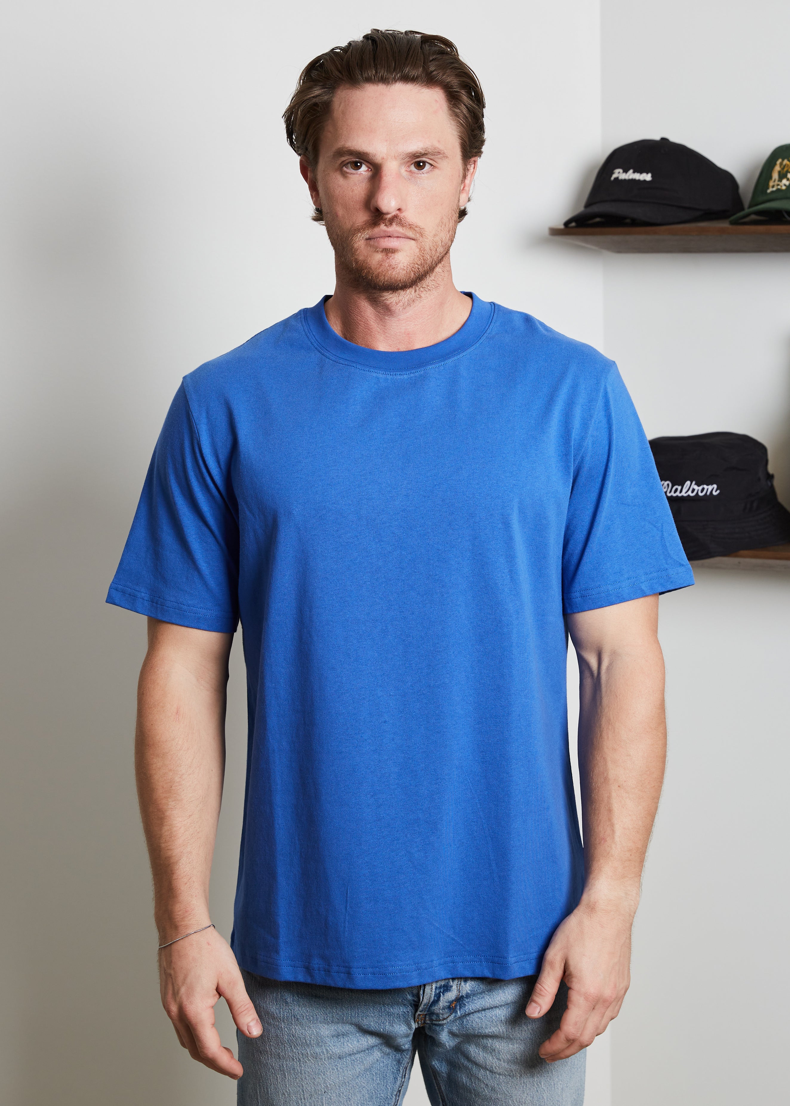 The Vintage Tee 220GSM - Blue