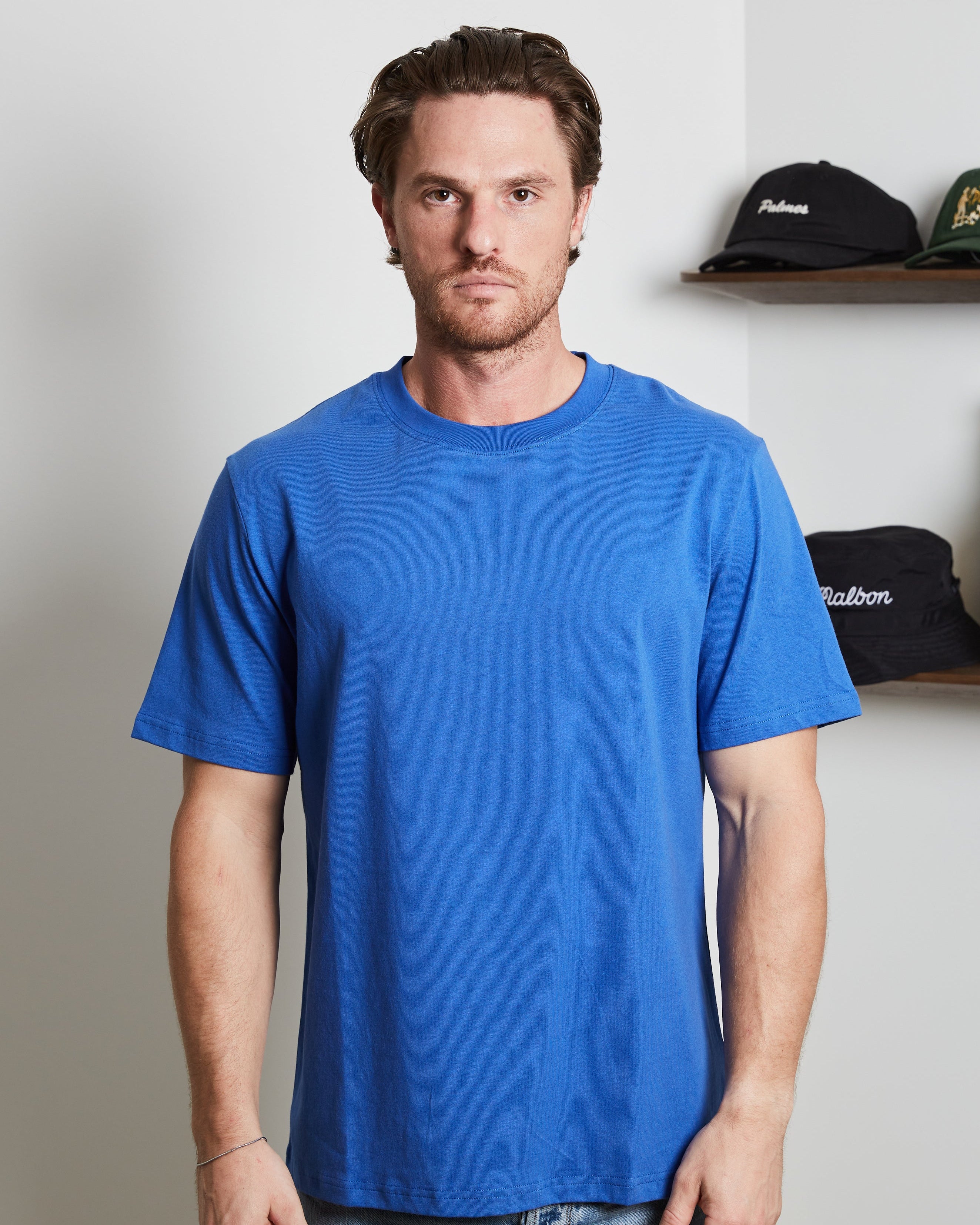 The Vintage Tee 220GSM - Blue