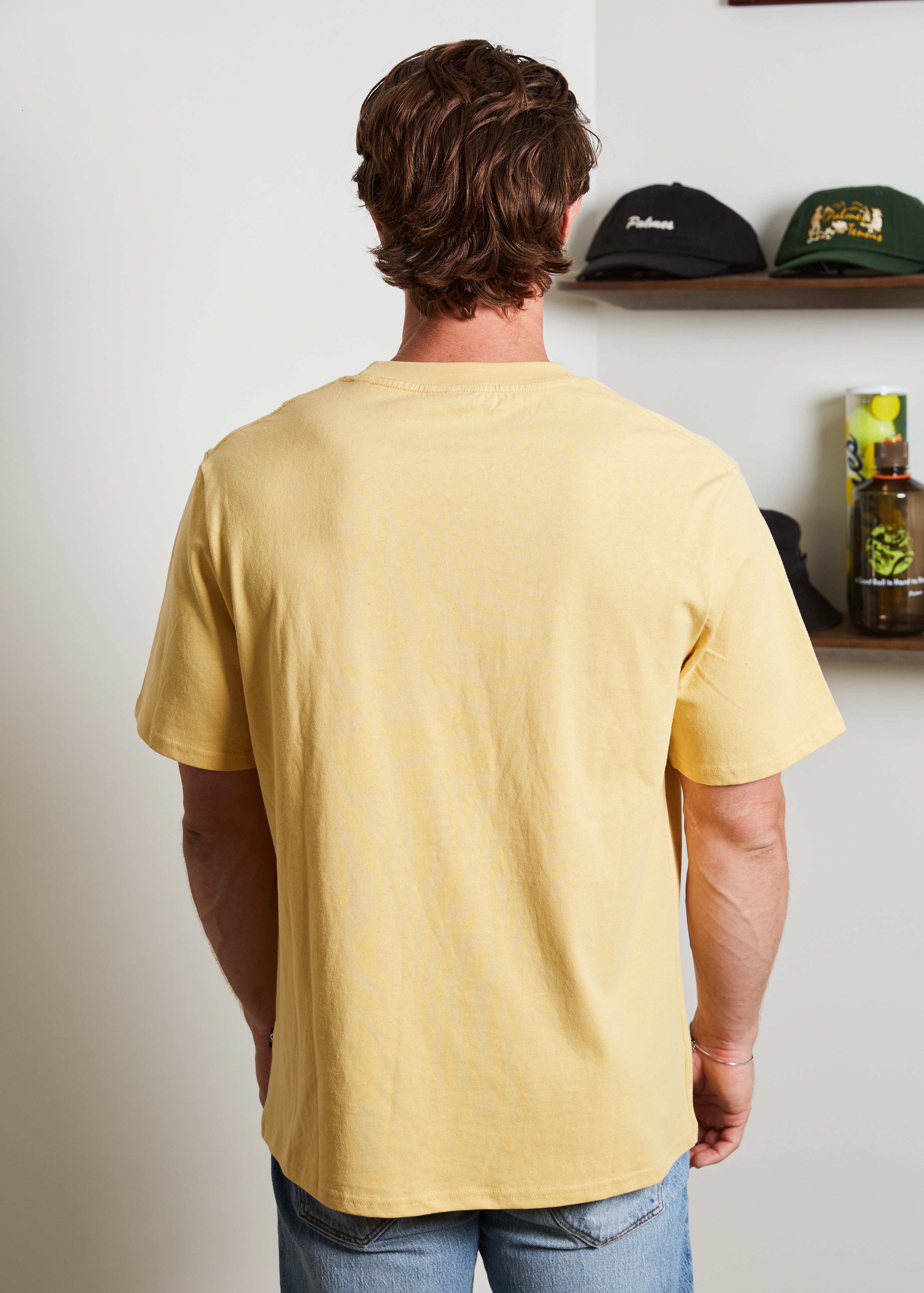 The Vintage Tee 220GSM - Yellow