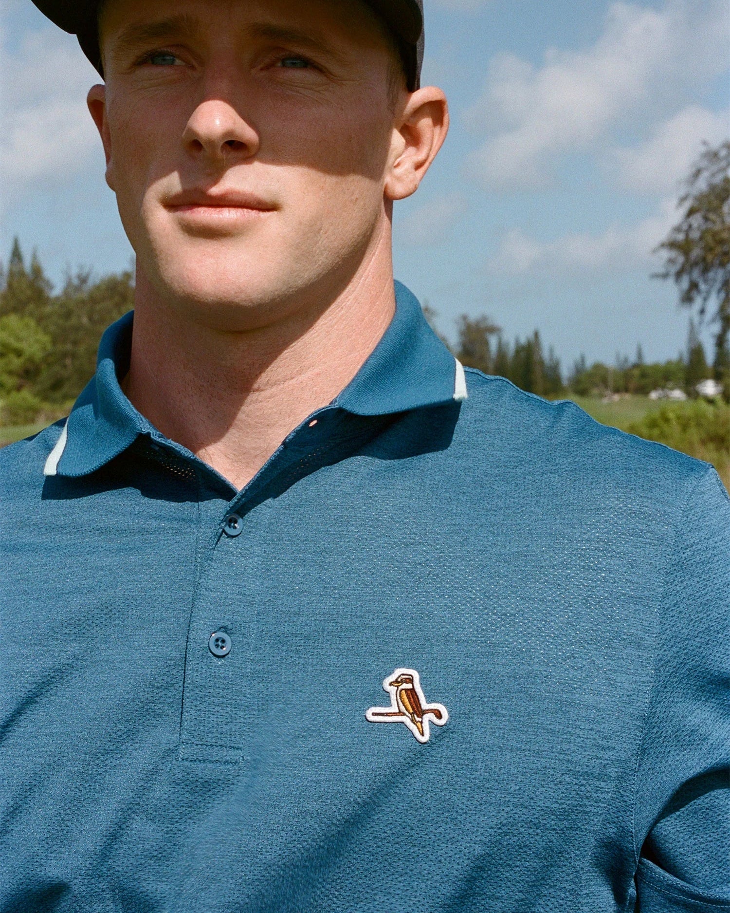 Members Polo - Pacific Blue
