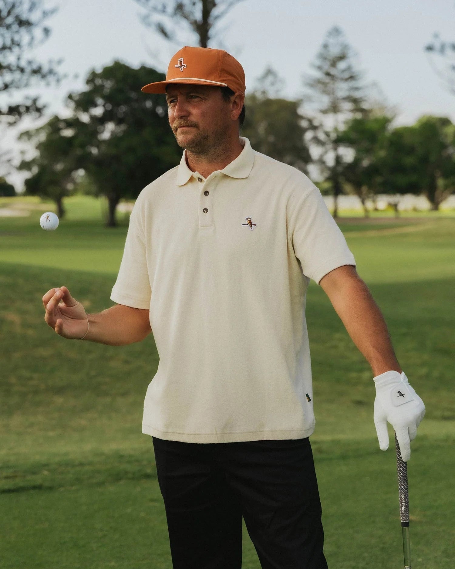 Kooka Nylon Cap - Tobacco/Cream