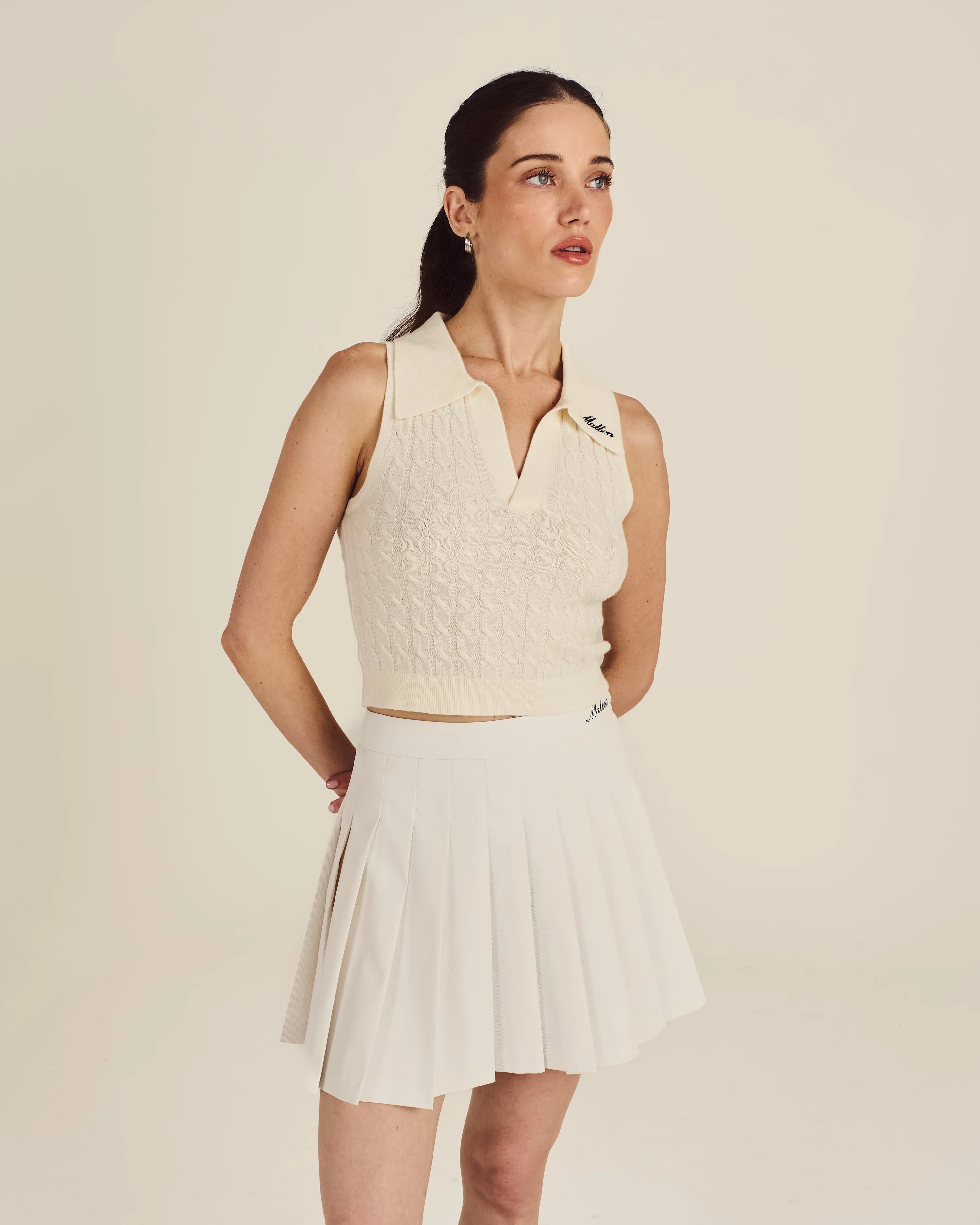 Freya Sweater Vest - Canvas