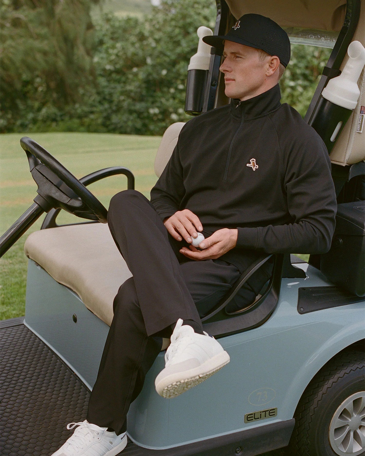 Par-Tec Quarter Zip Fleece - Black