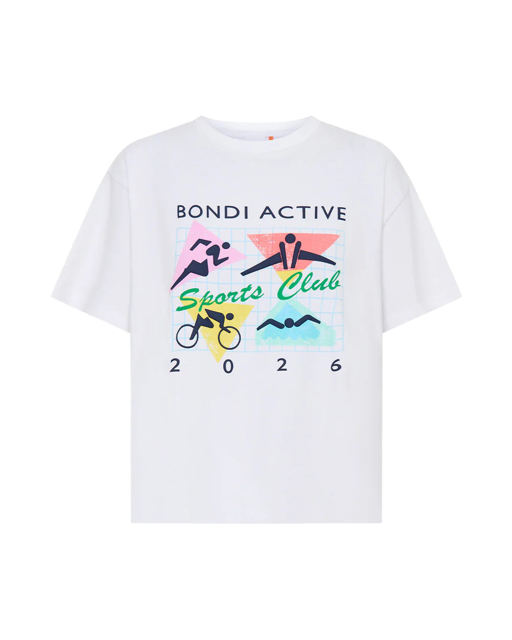 Sports Club Tee - White