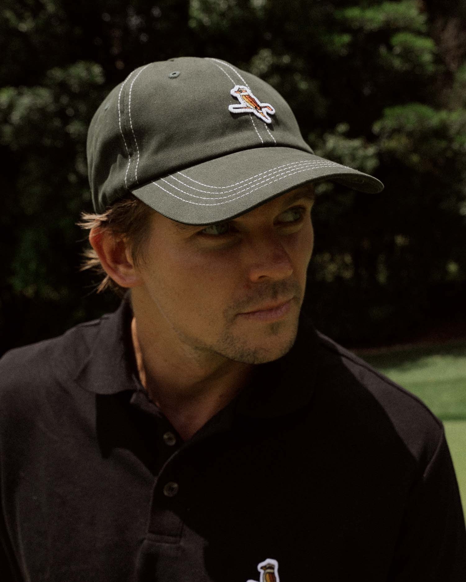 Kooka 6 Panel Cap - Pine Green