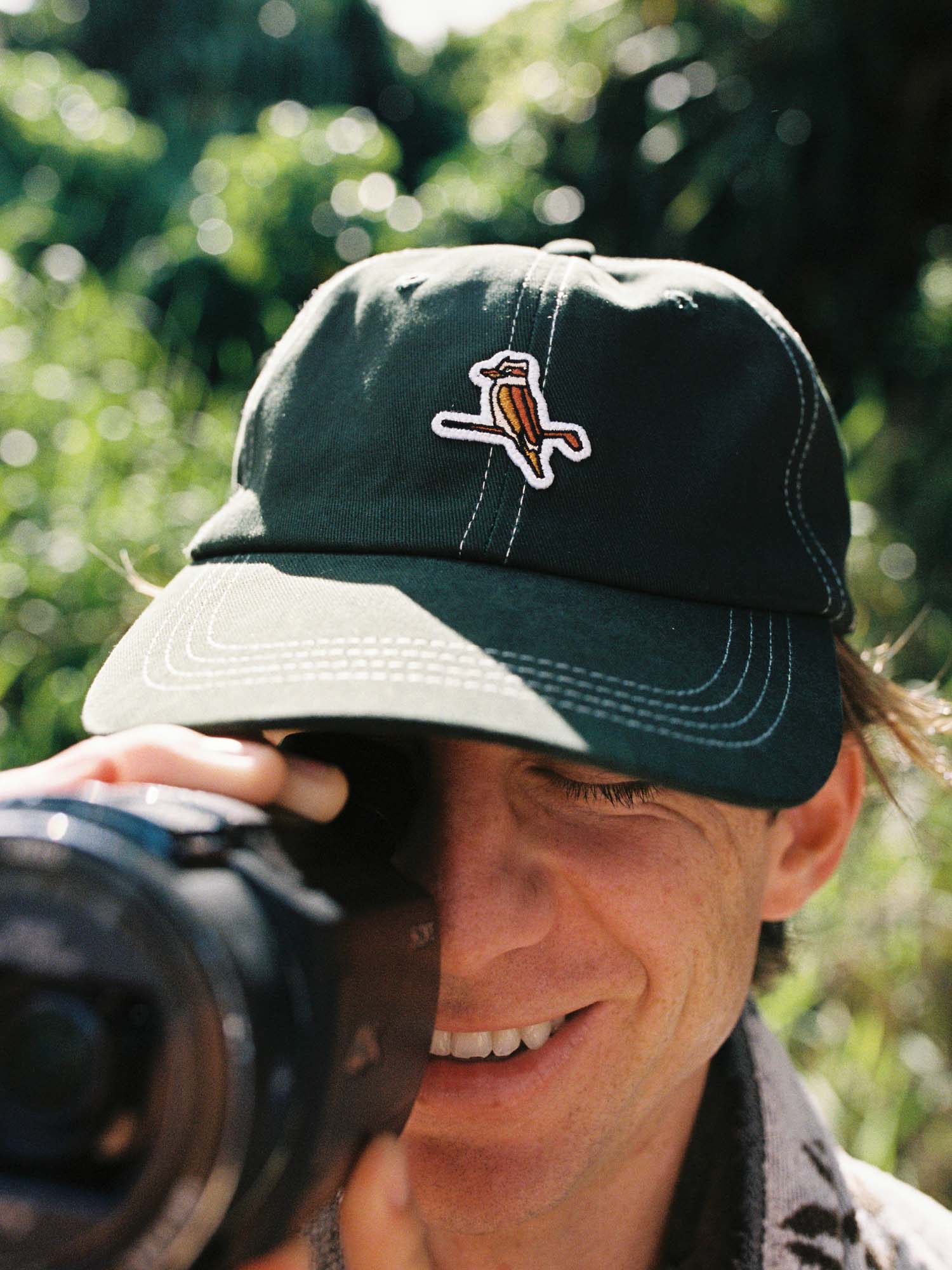 Kooka 6 Panel Cap - Pine Green