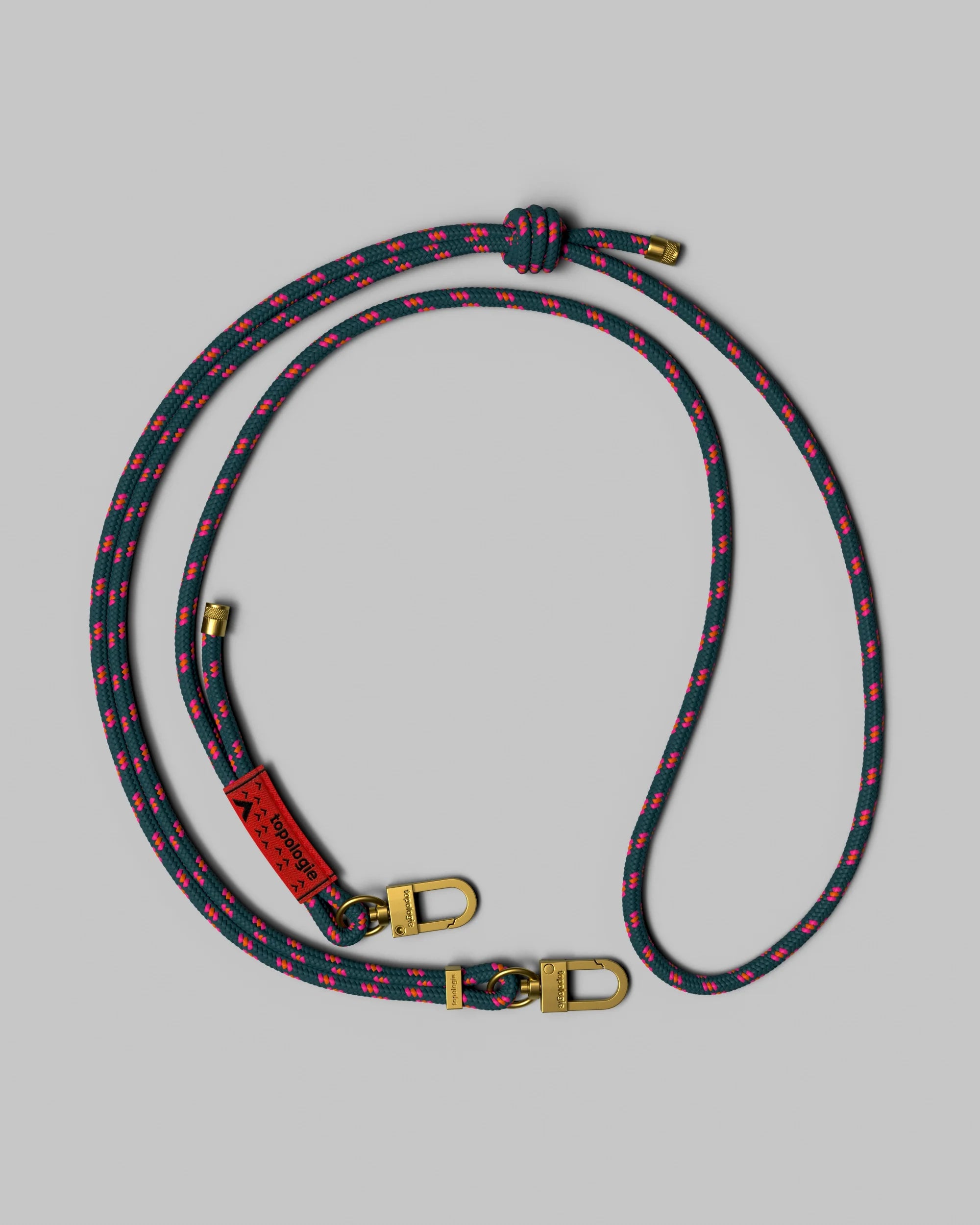 Topologie 6.0mm Rope Strap - Deep Teal Patterned