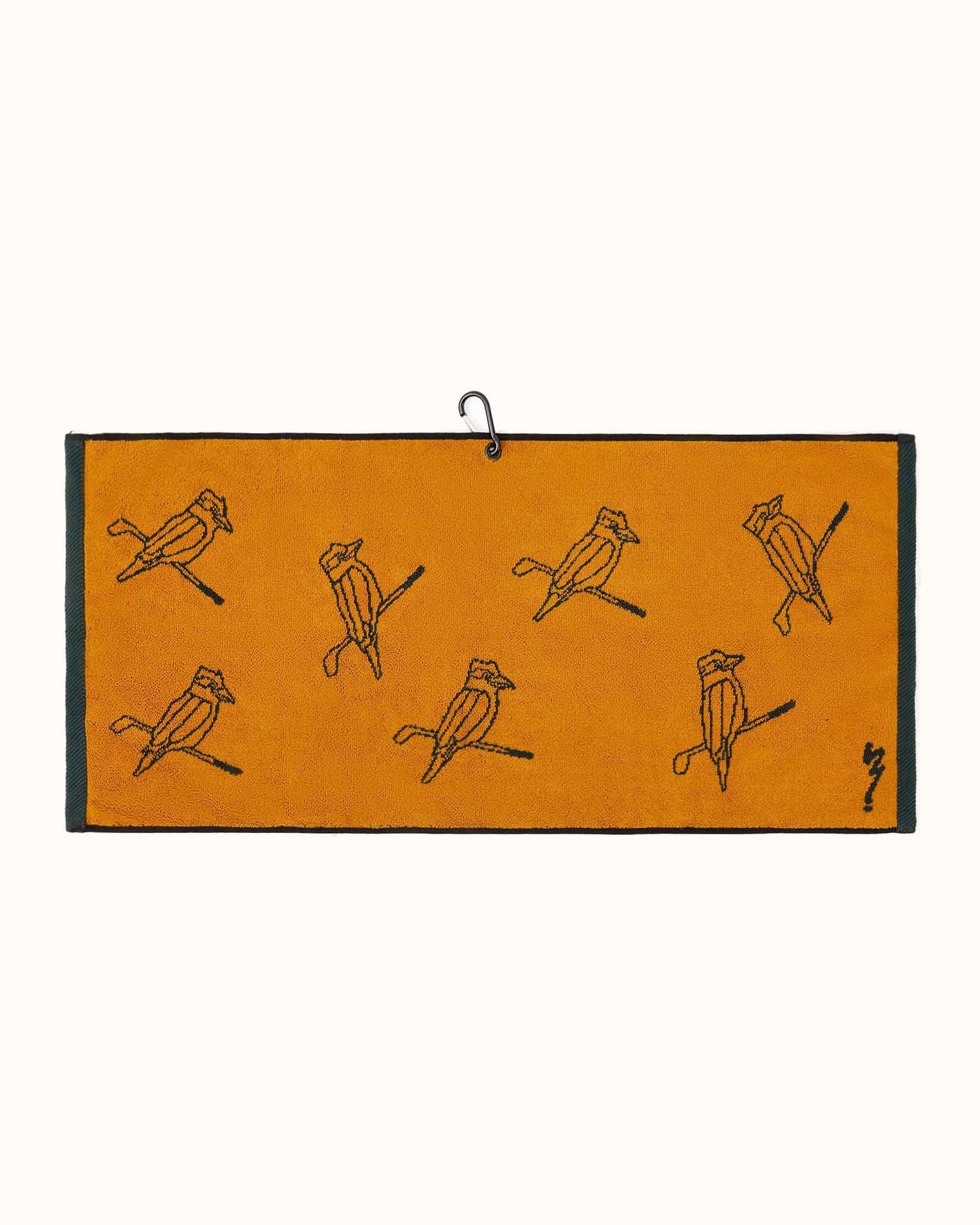 Kooka Icon Towel - Gold/Pine