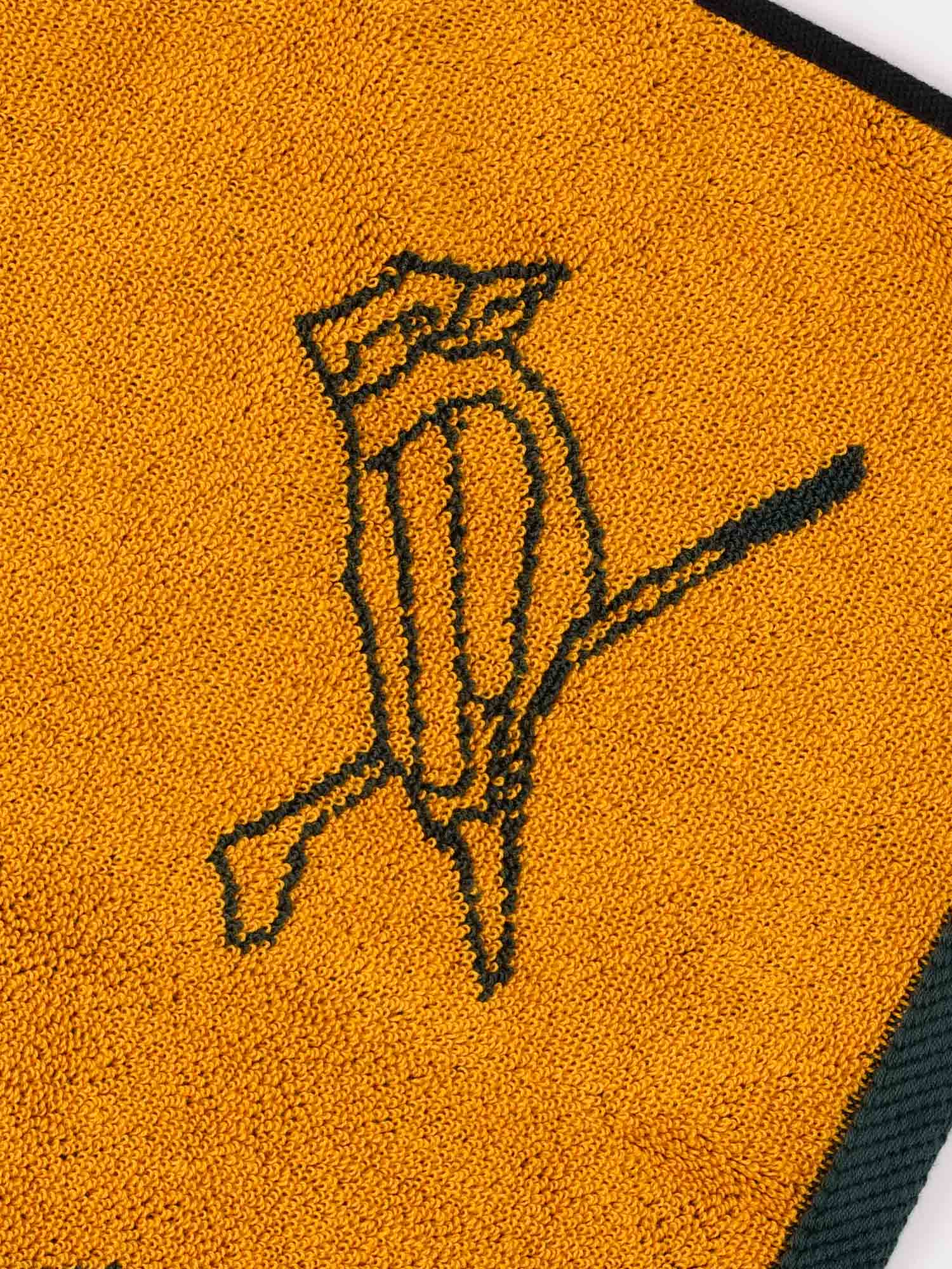 Kooka Icon Towel - Gold/Pine