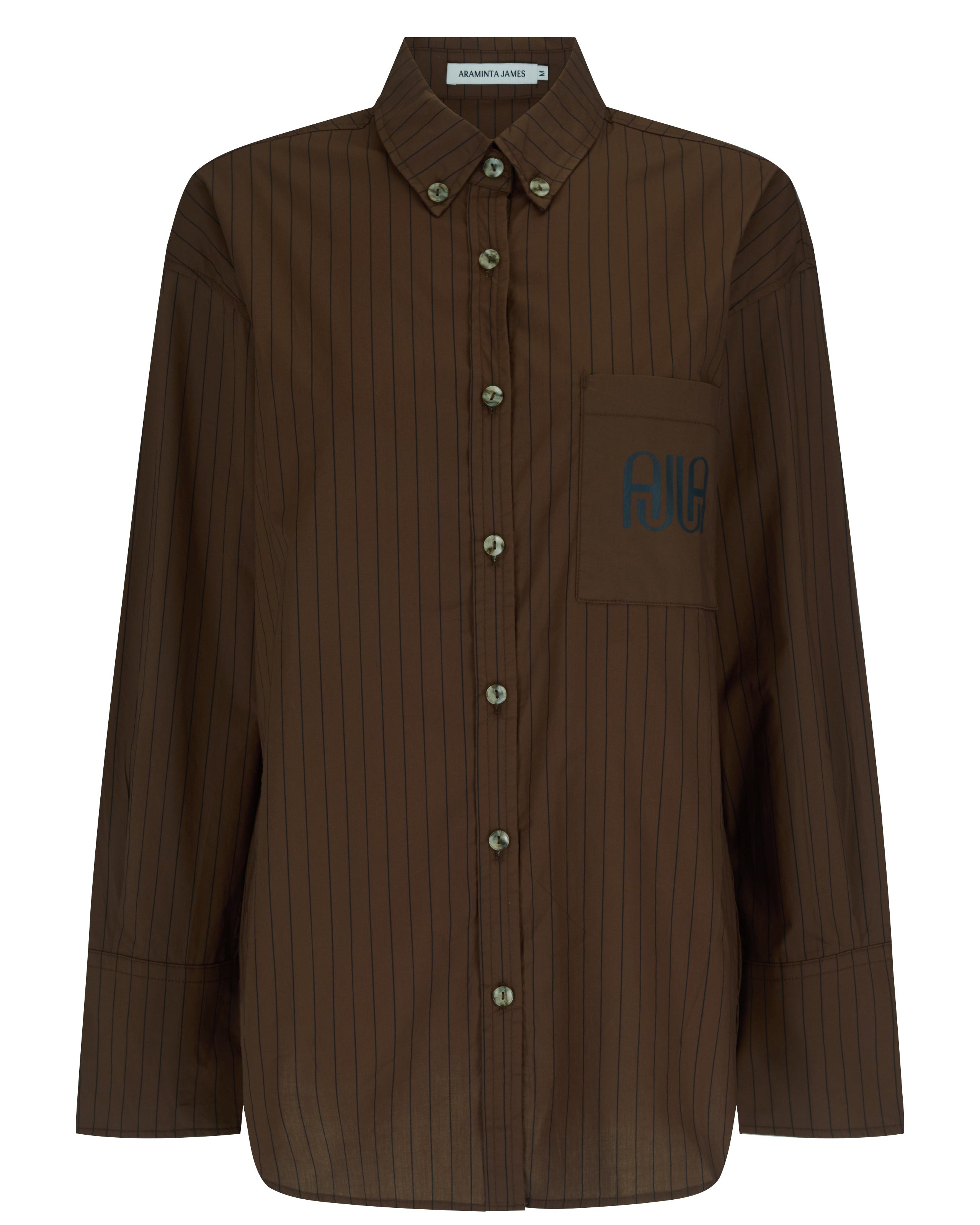 AJJA Pocket Shirt Blush - Mocha