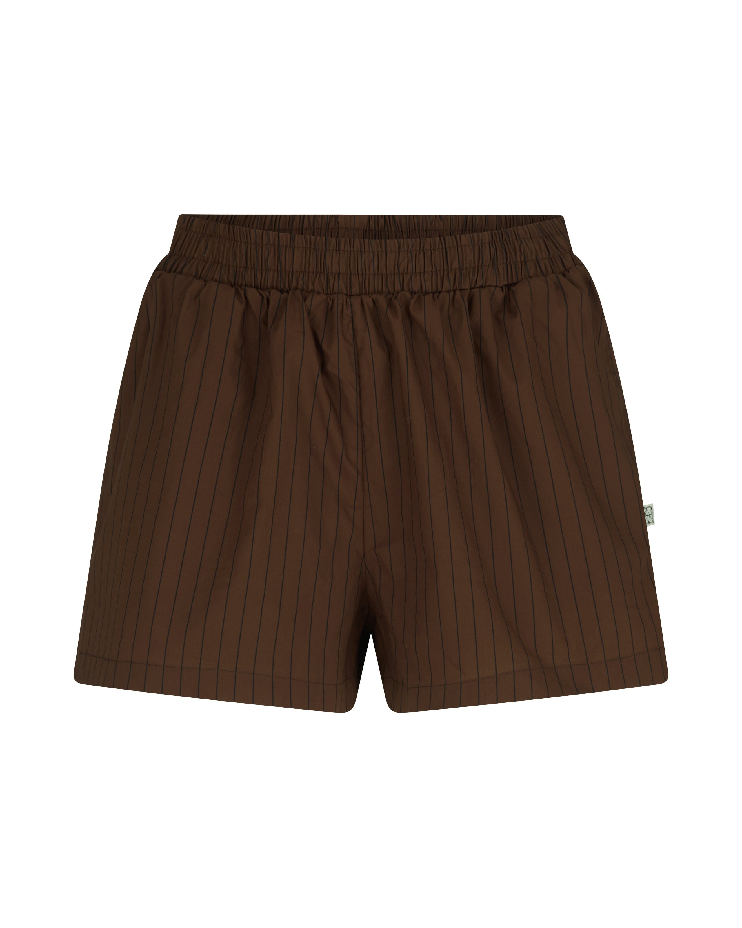 AJJA Stripe Short - Mocha
