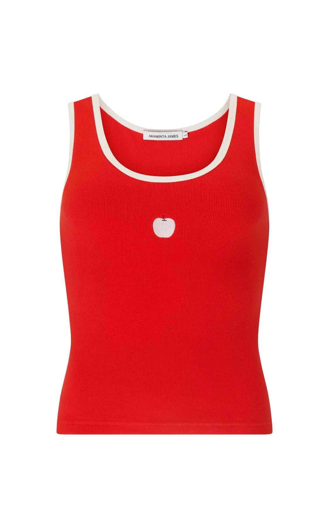 Manzana Rib Tank Apple - Red