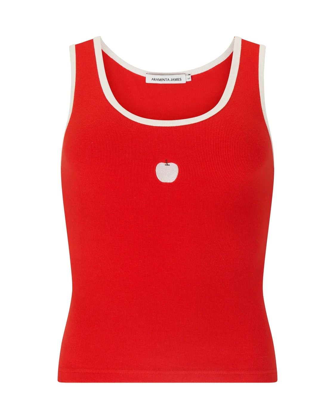 Manzana Rib Tank Apple - Red