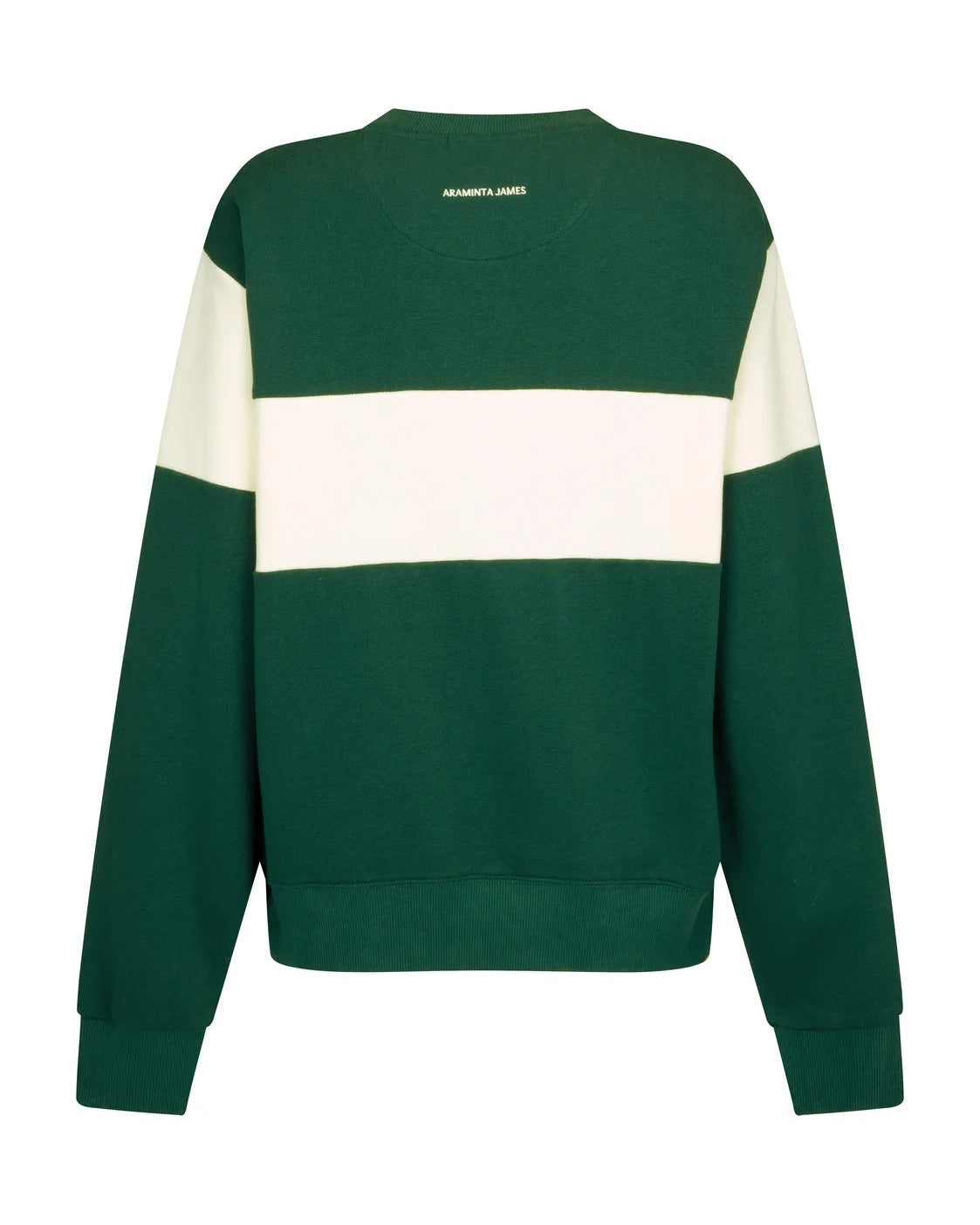 1982 Contrast Knit Sweater - Forest