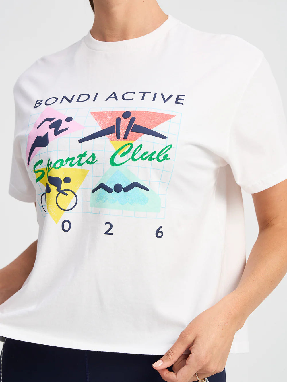 Sports Club Tee - White