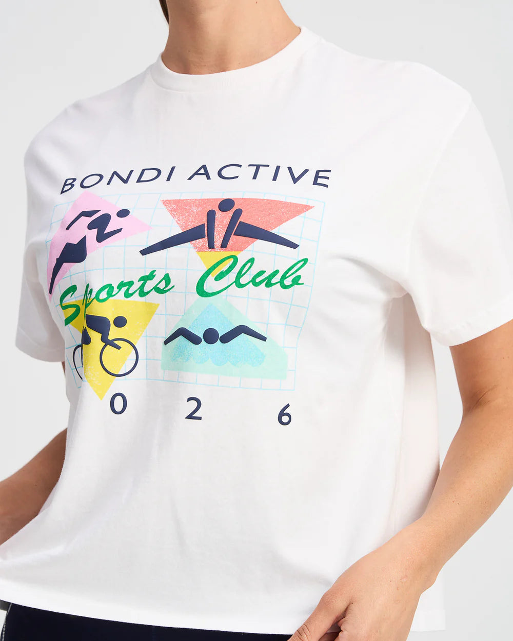 Sports Club Tee - White