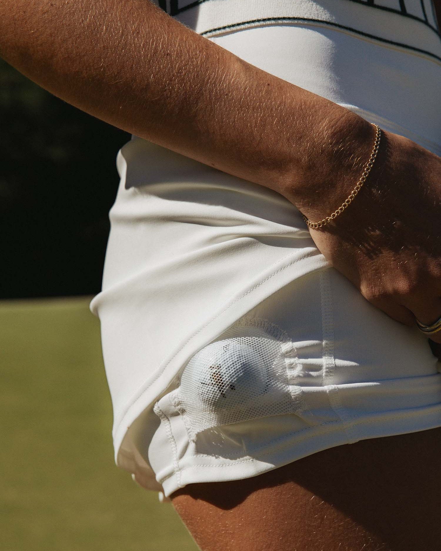 Womens Kooka Par-Tec Skort - White