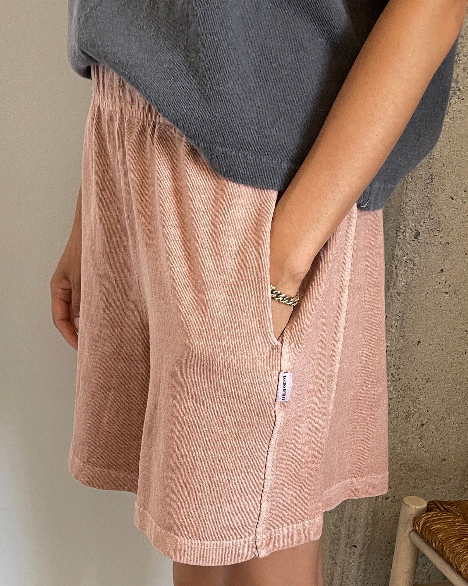 Flared Basketball Shorts - Macchiato