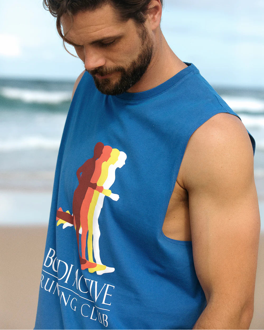 Run Club Tank - Cobalt