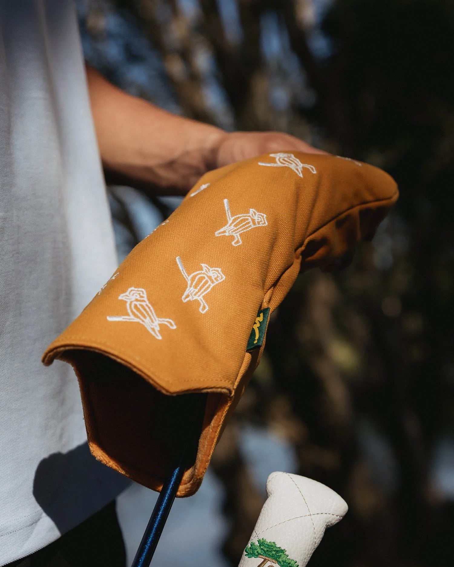 Kooka Canvas Driver Cover - Tobacco