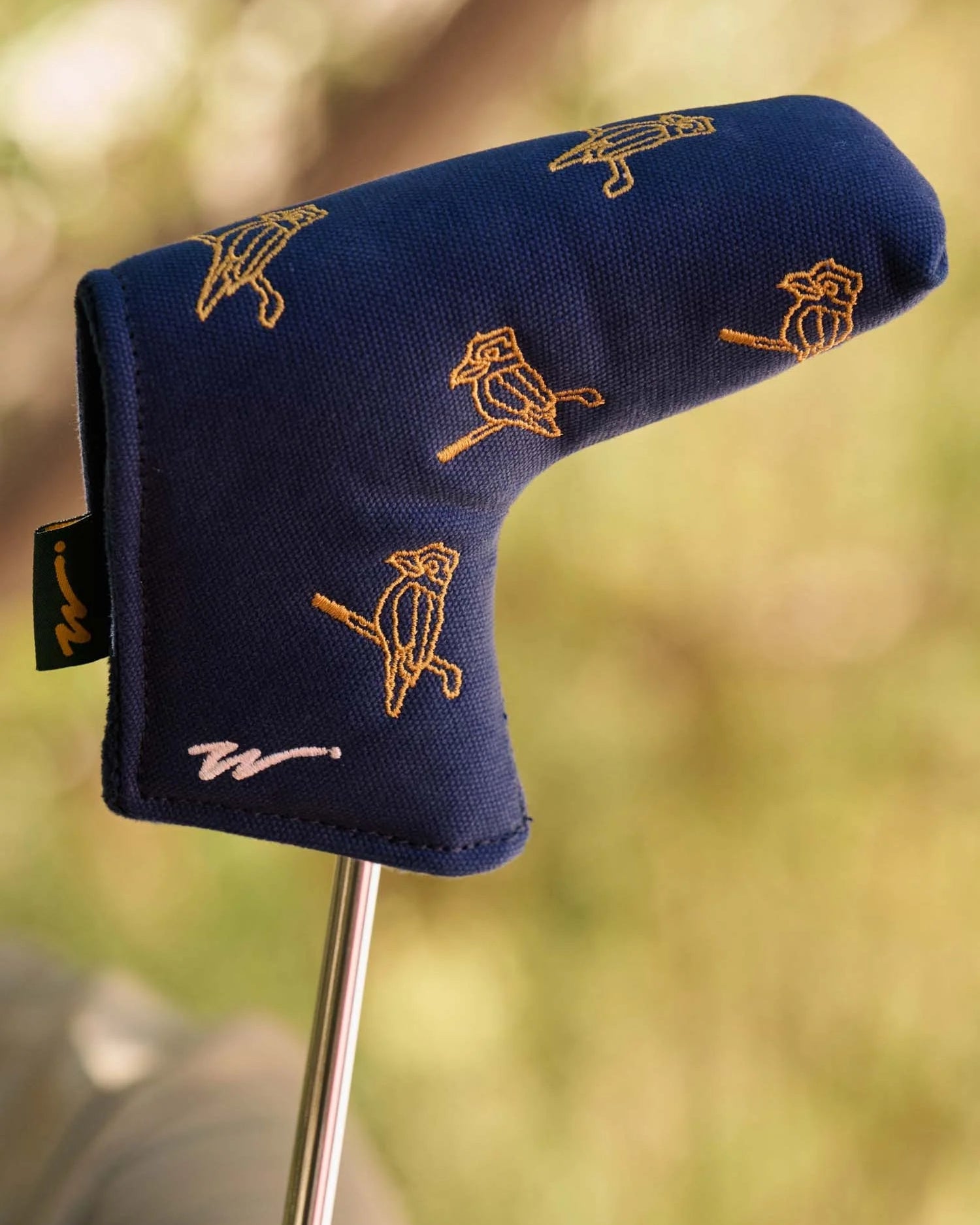 Kooka Canvas Blade Putter Cover - Navy