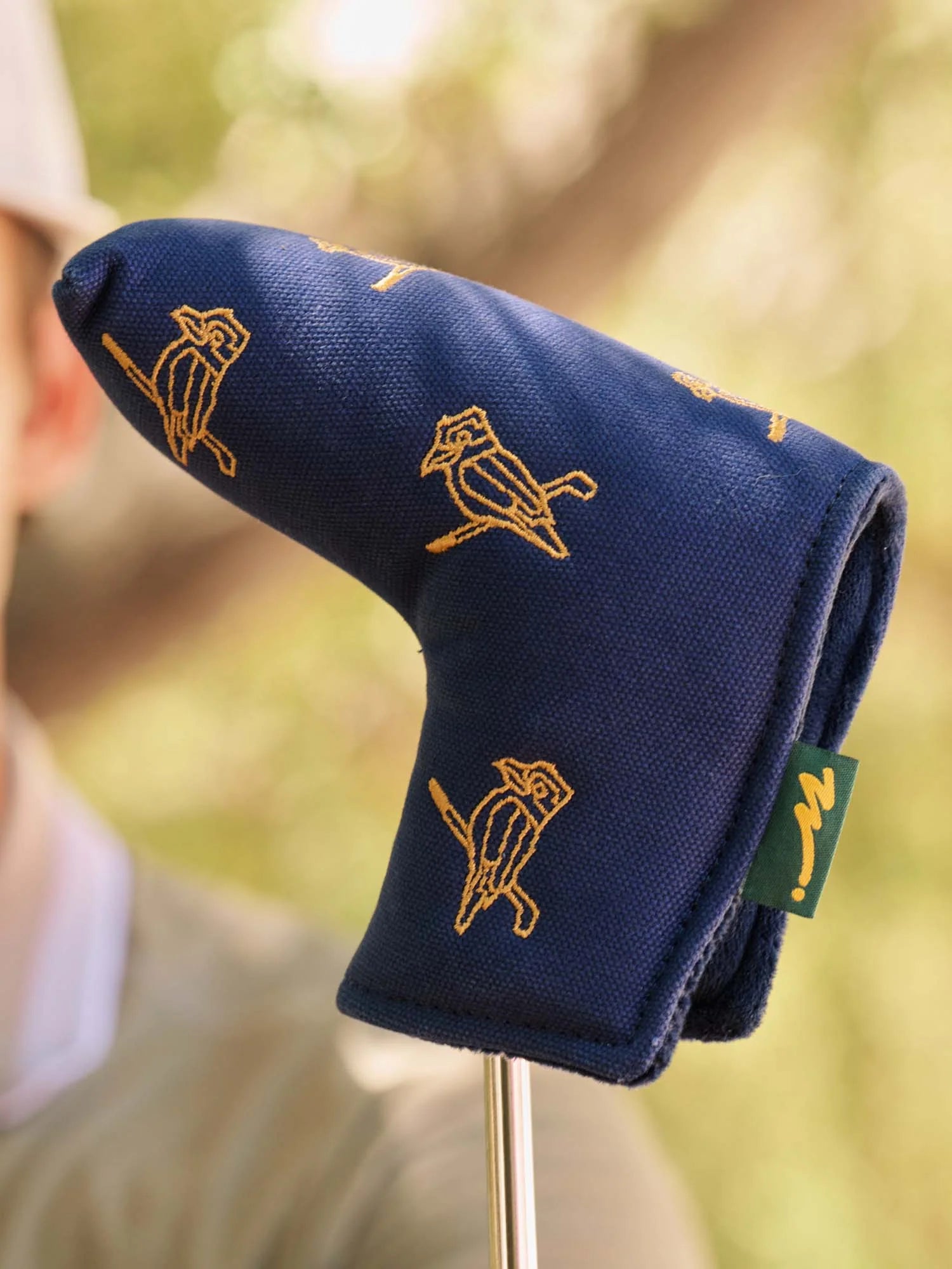 Kooka Canvas Blade Putter Cover - Navy