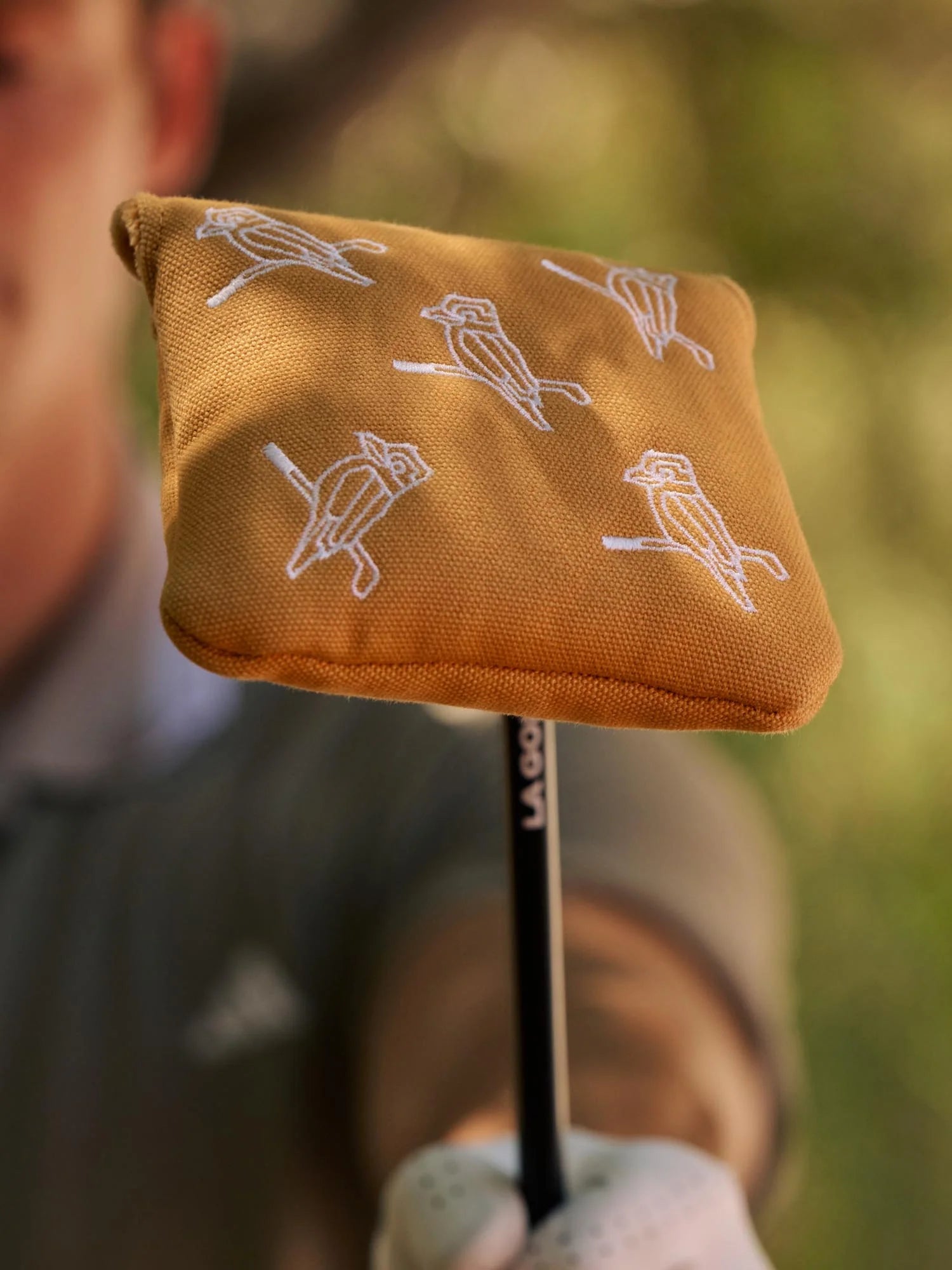 Kooka Canvas Mallet Putter Cover - Tobacco
