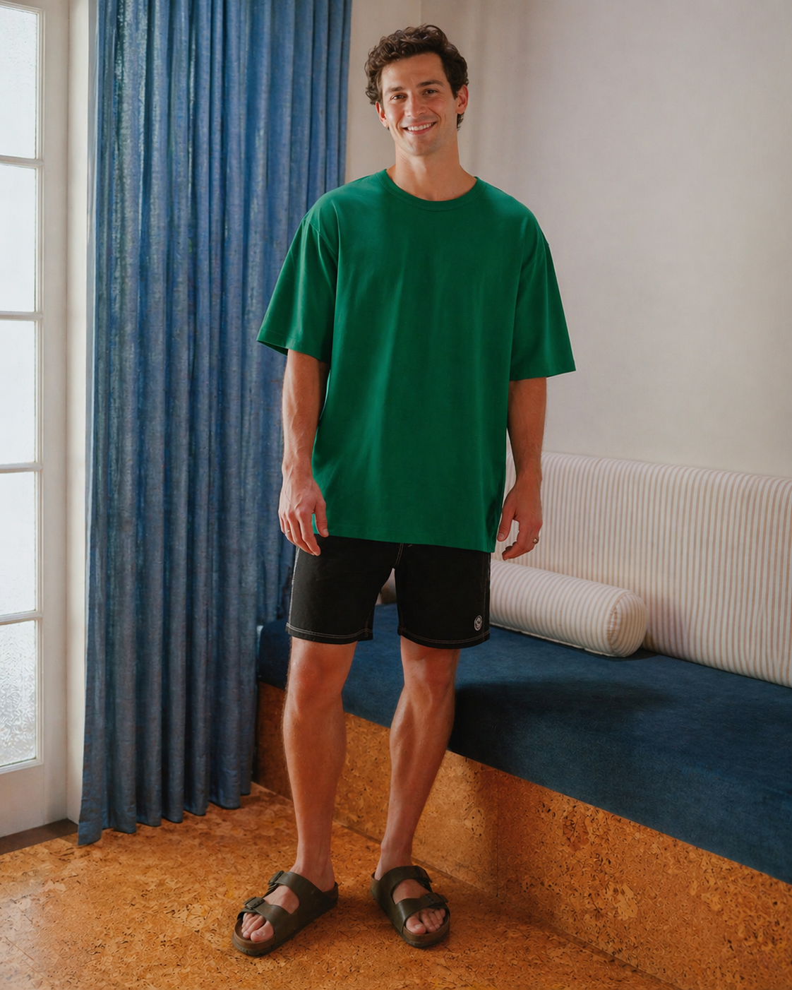 Box Tee 220GSM - Green