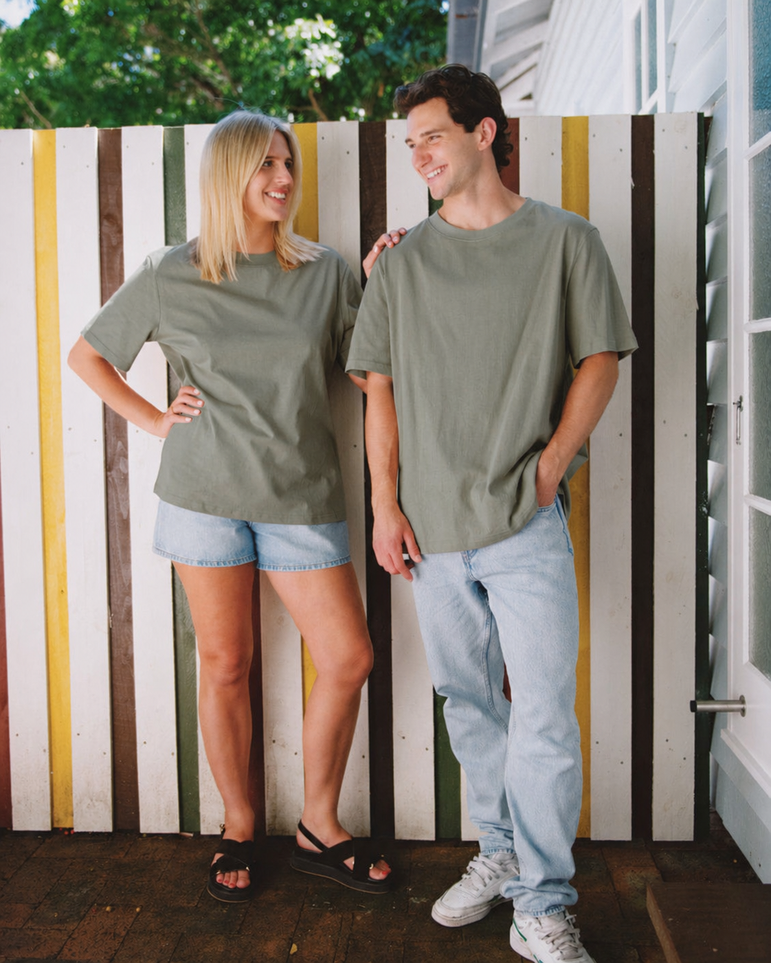 The Vintage Tee 250GSM - Army Green