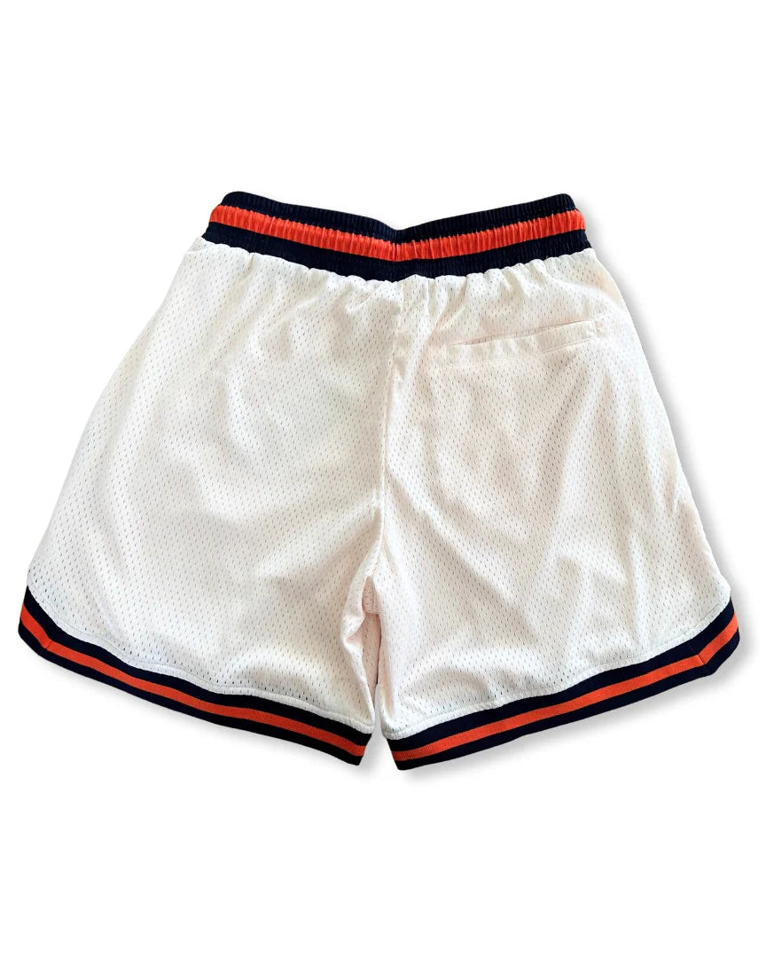 DPOY Basketball Shorts - Cream and Orange