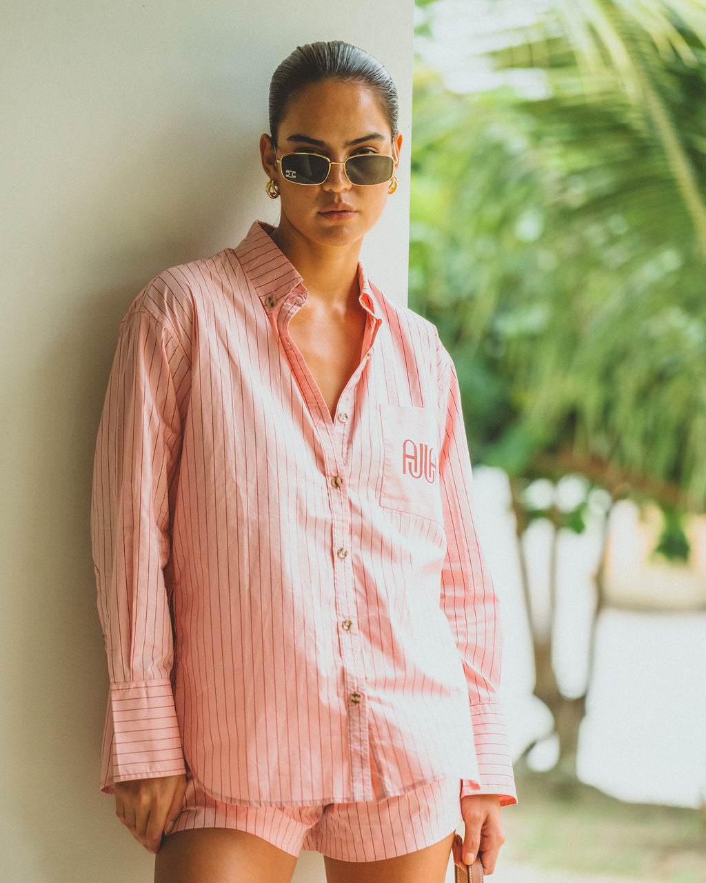 AJJA Pocket Shirt Blush Pink