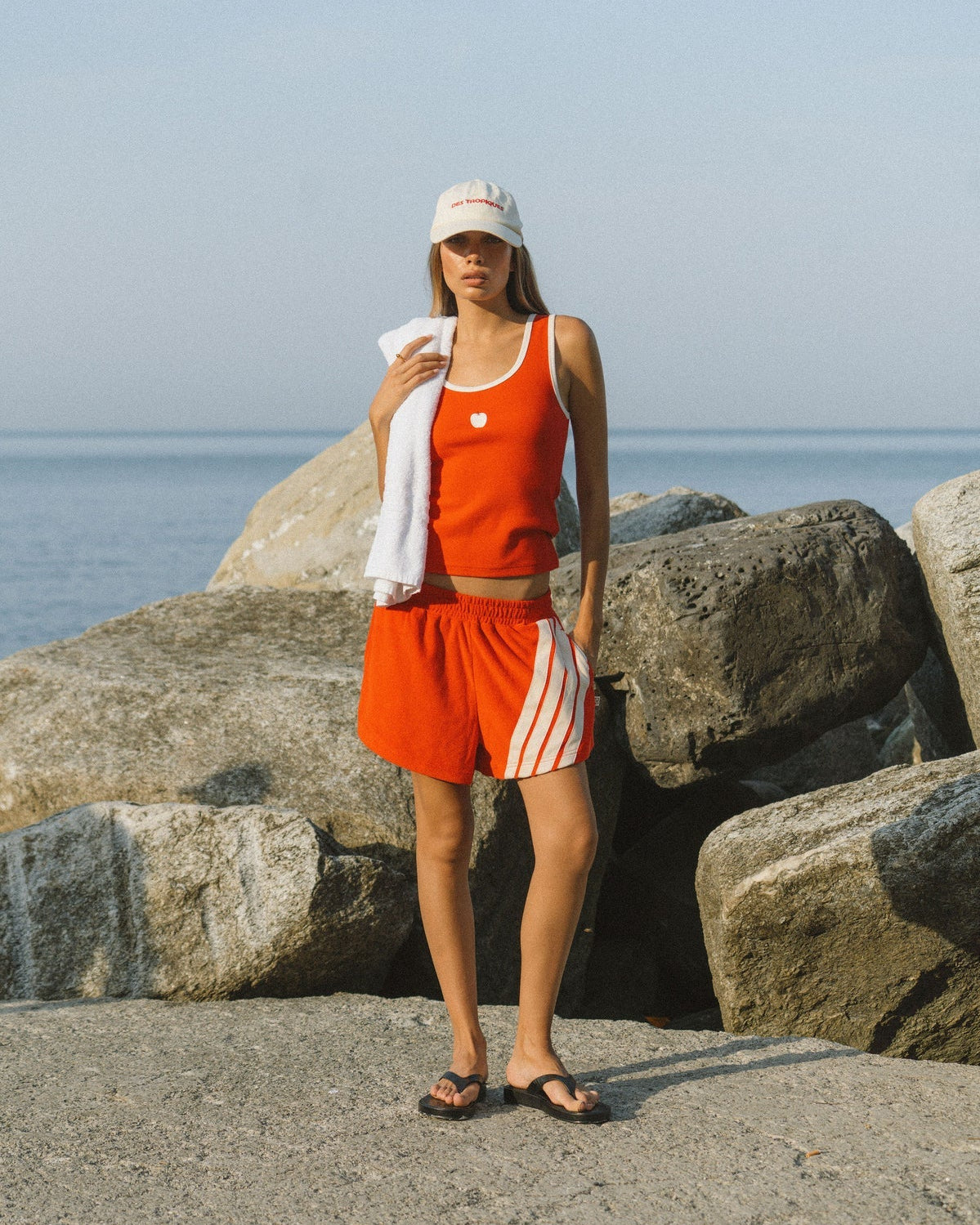 Manzana Rib Tank Apple - Red