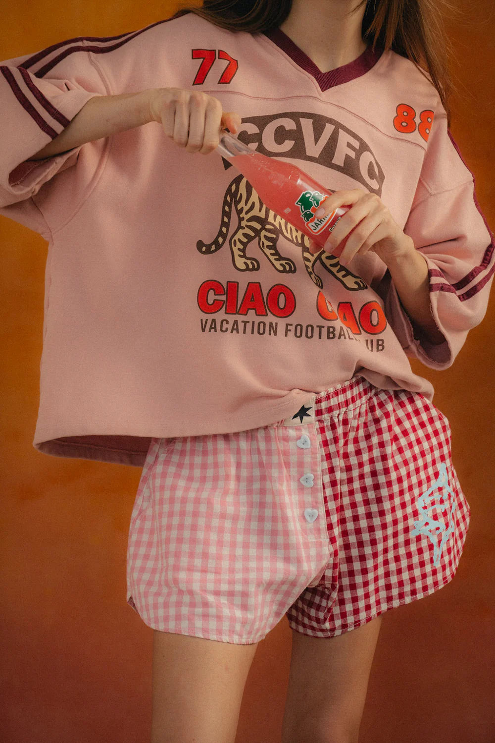 Tiger Spirit Club Tee - Blush Pink