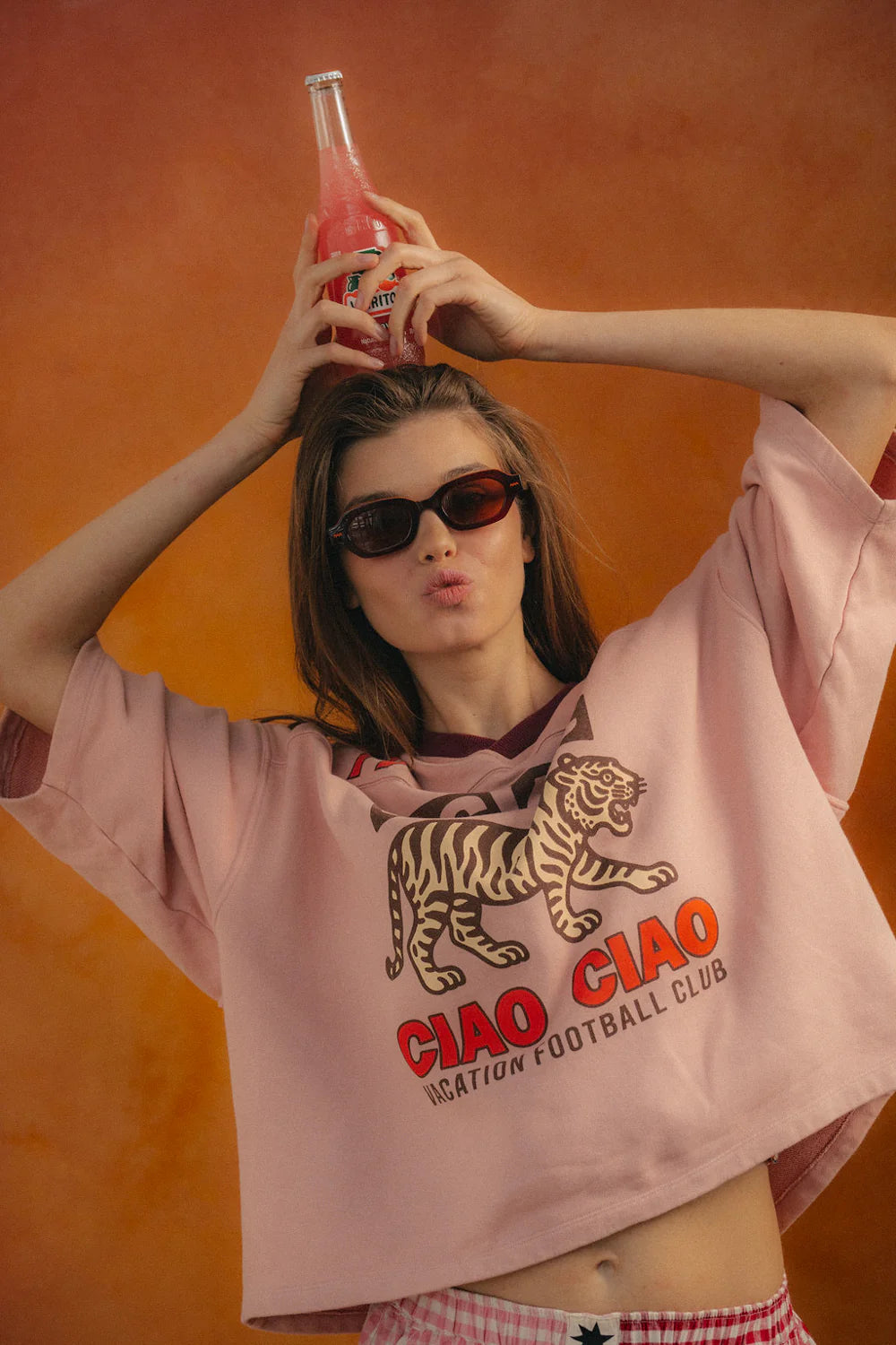 Tiger Spirit Club Tee - Blush Pink