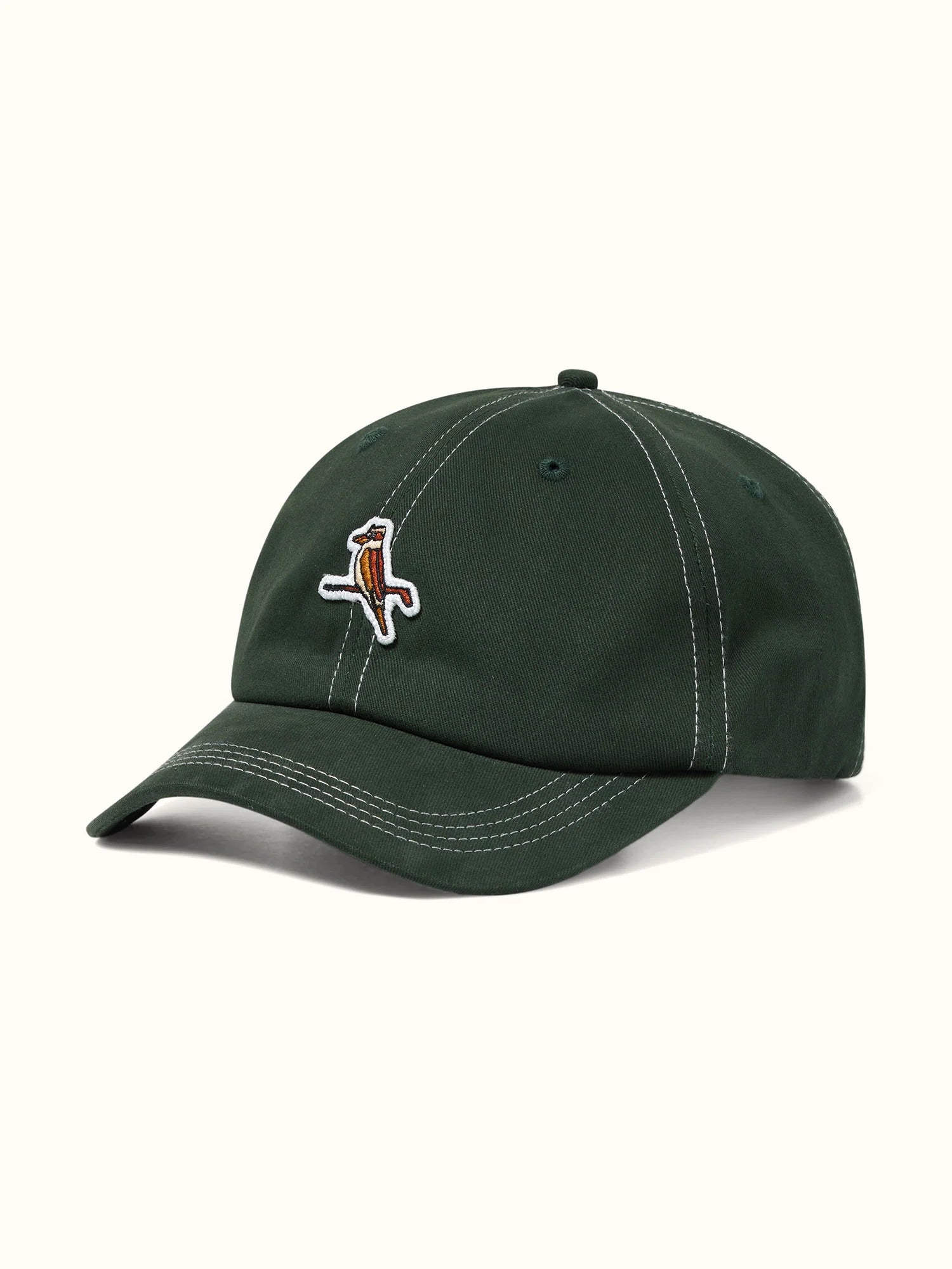 Kooka 6 Panel Cap - Pine Green