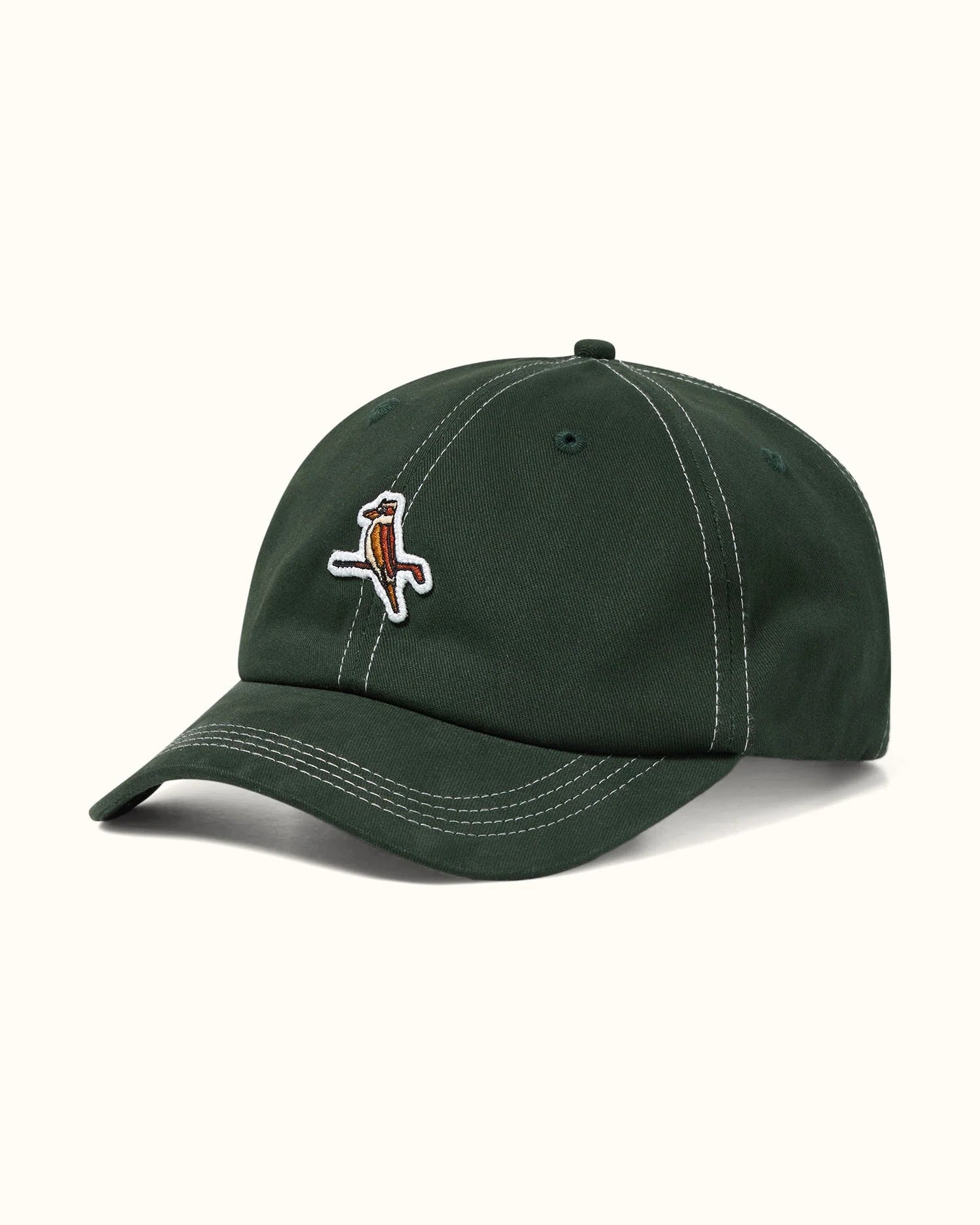 Kooka 6 Panel Cap - Pine Green