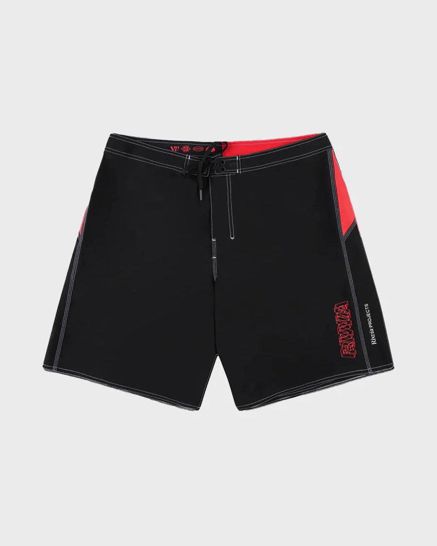 Frequency 21" Grid Trunk - Red/Black