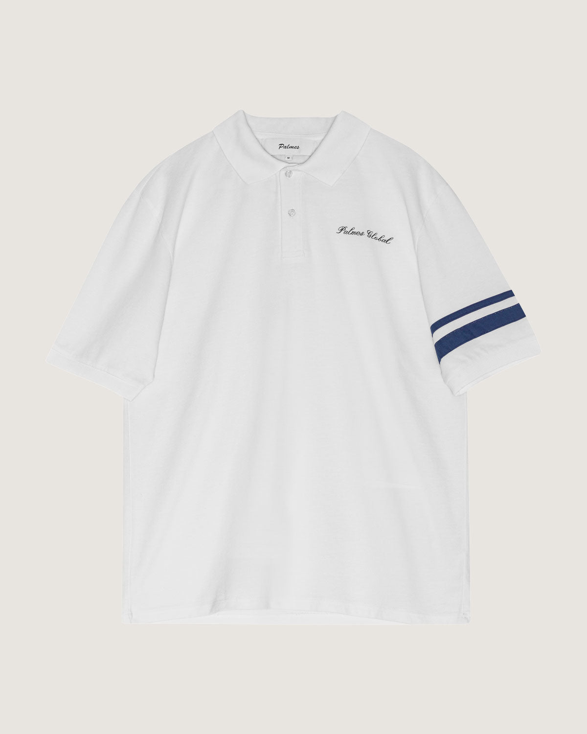 Global Pique Polo - White