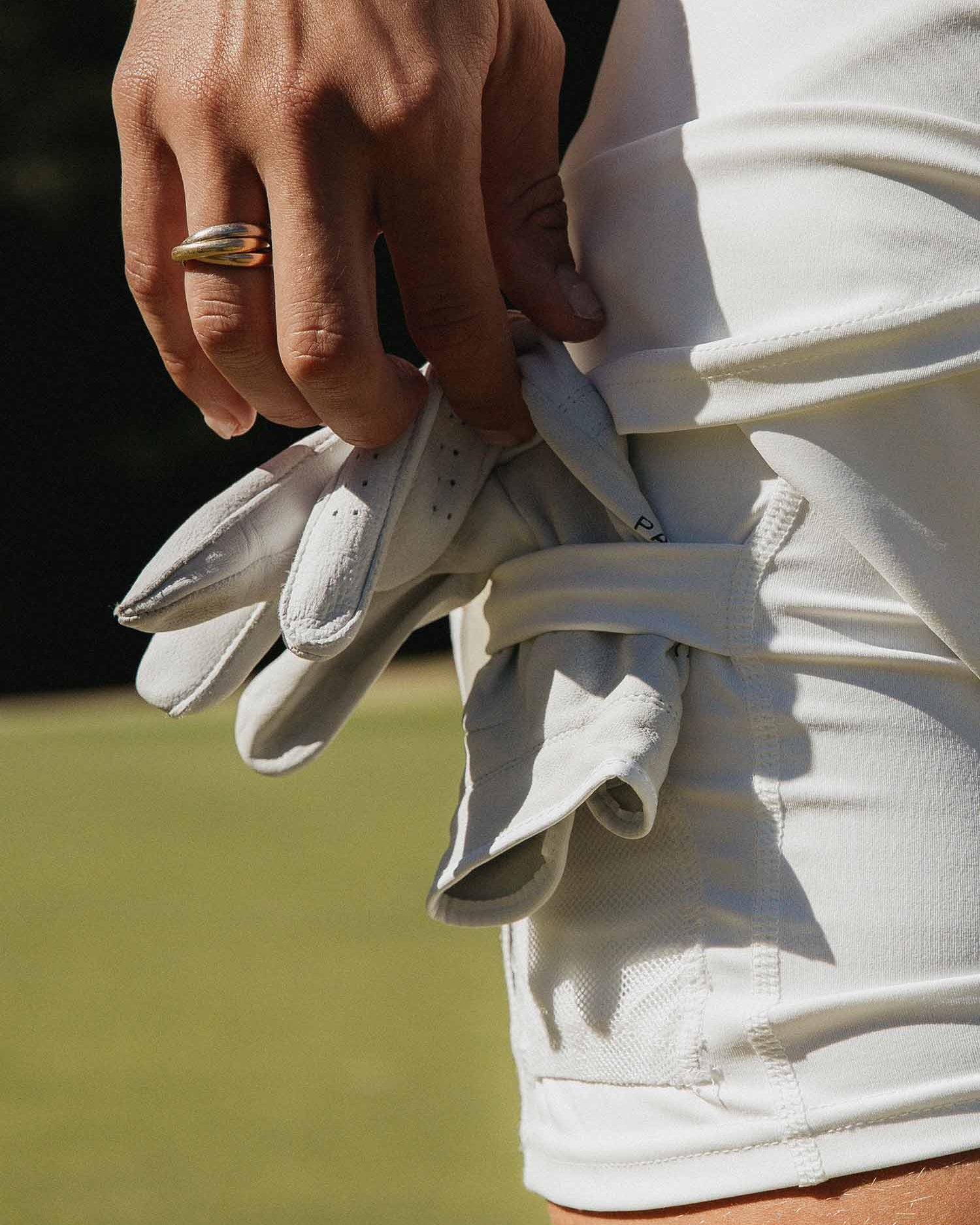 Womens Kooka Par-Tec Skort - White