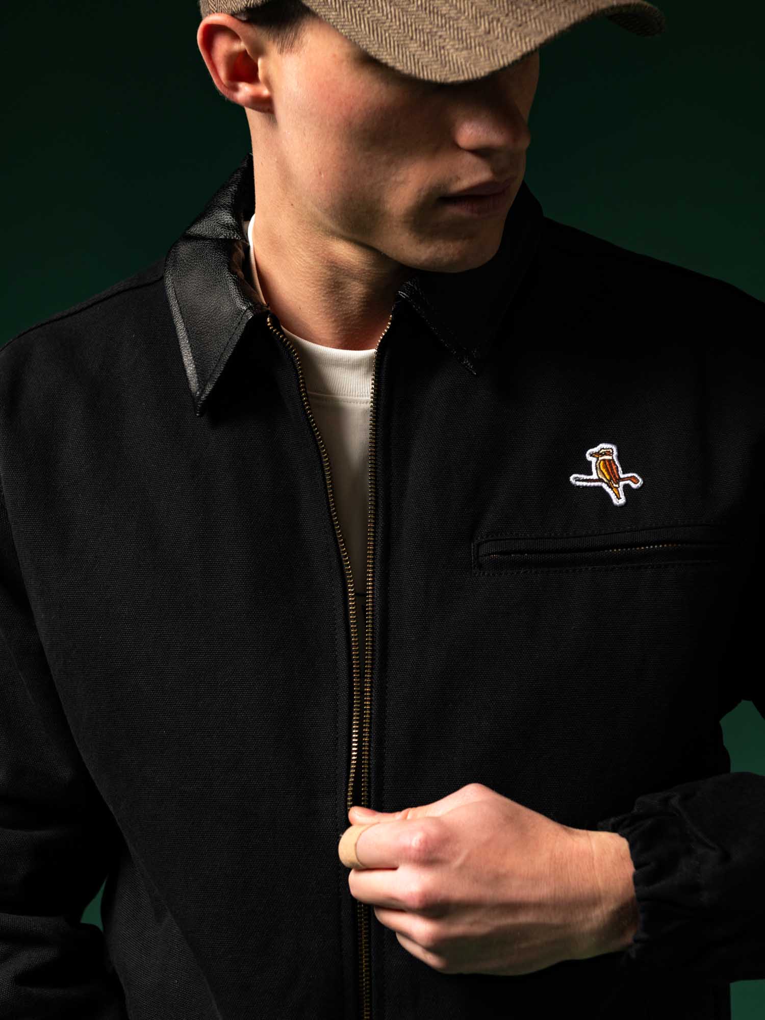 Gold Label Canvas Jacket - Black