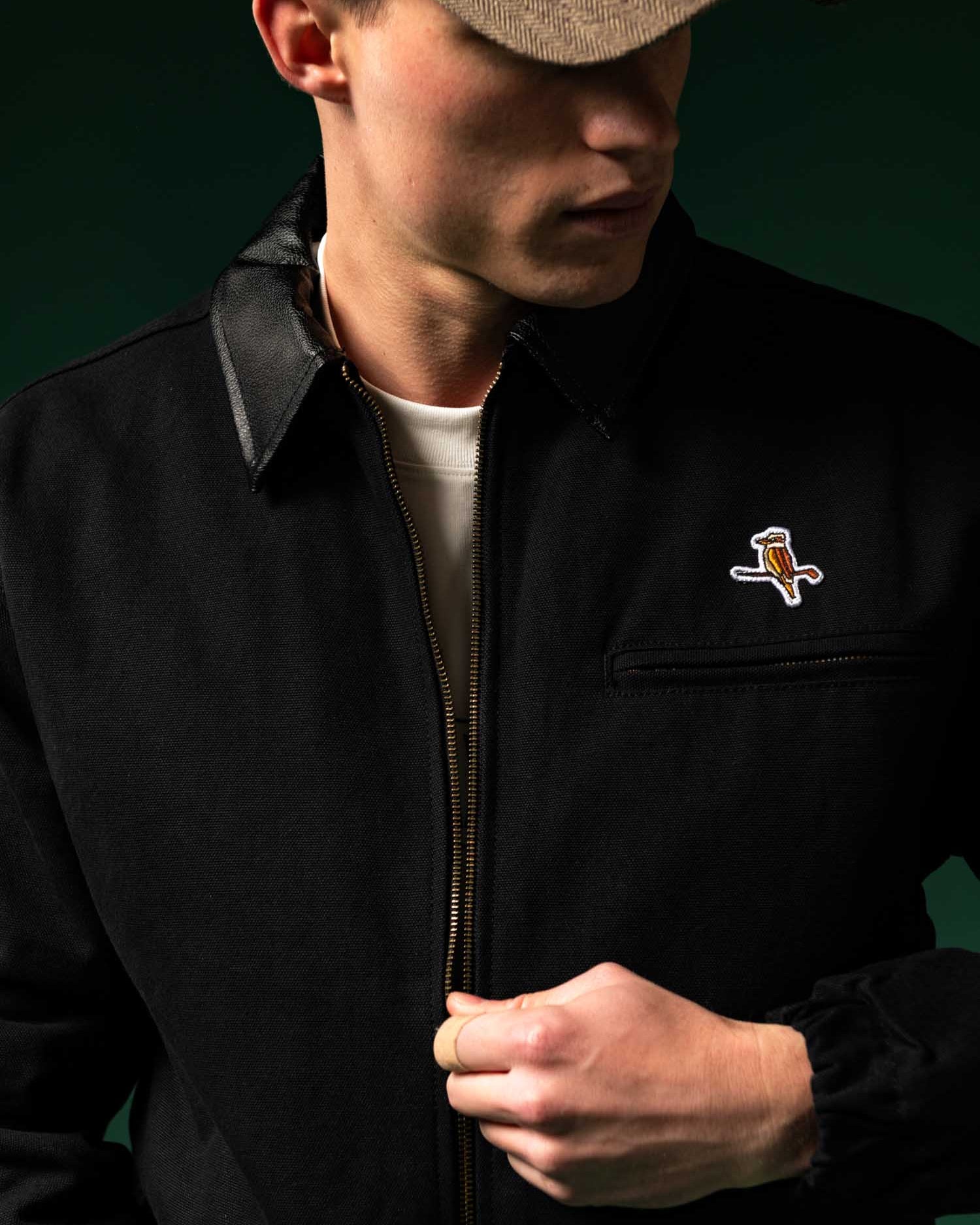 Gold Label Canvas Jacket - Black