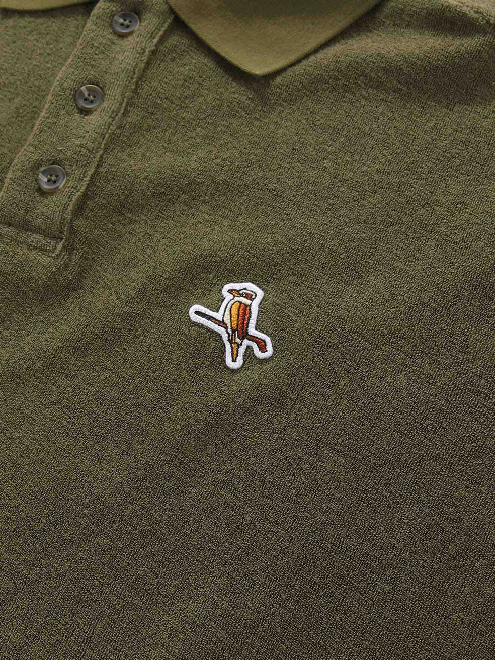 Kooka Terry Polo - Olive