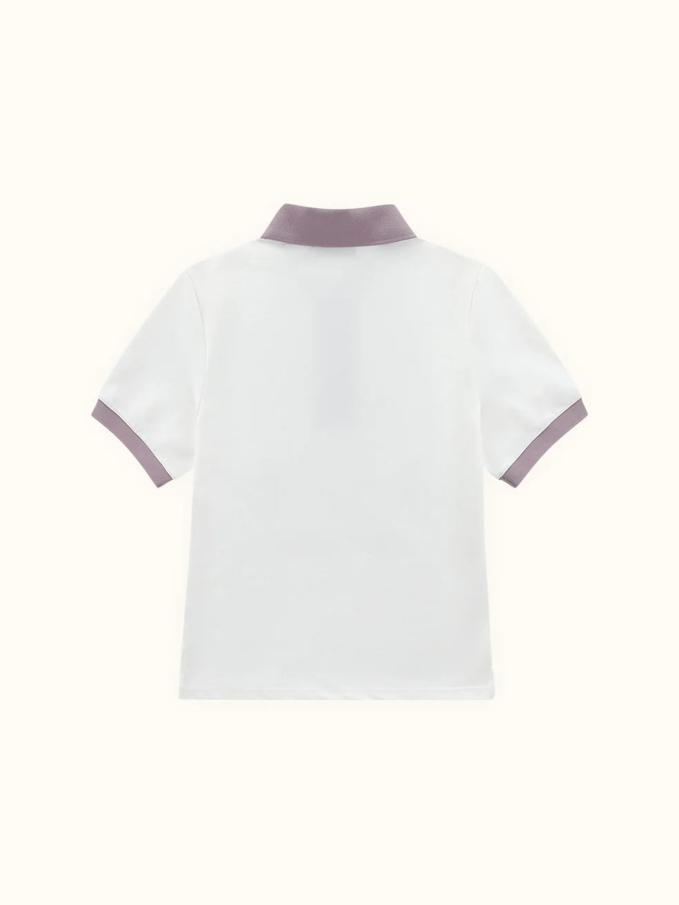 Womens Kooka Polo - White / Mauve
