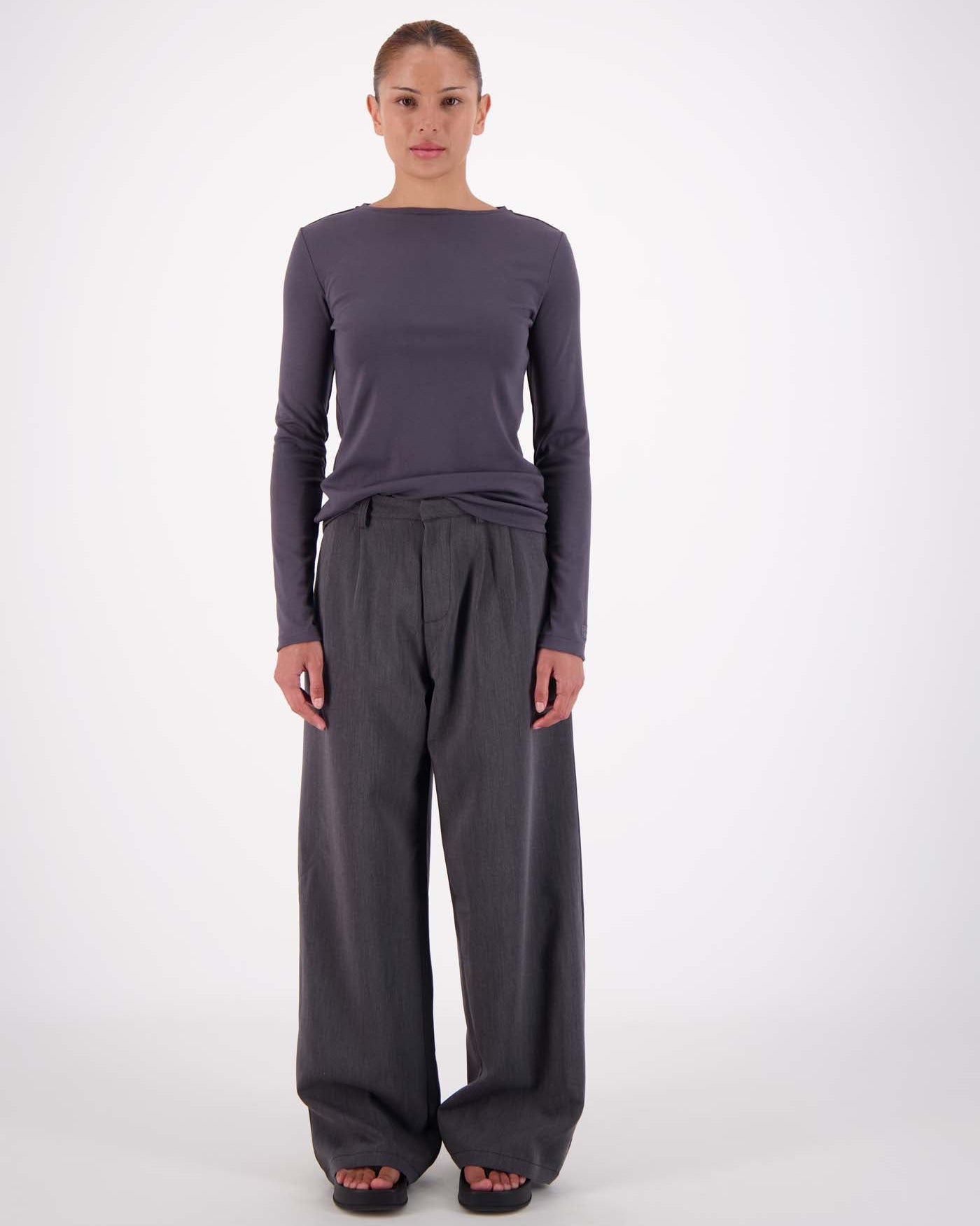 Gigi Trouser - Steel Grey