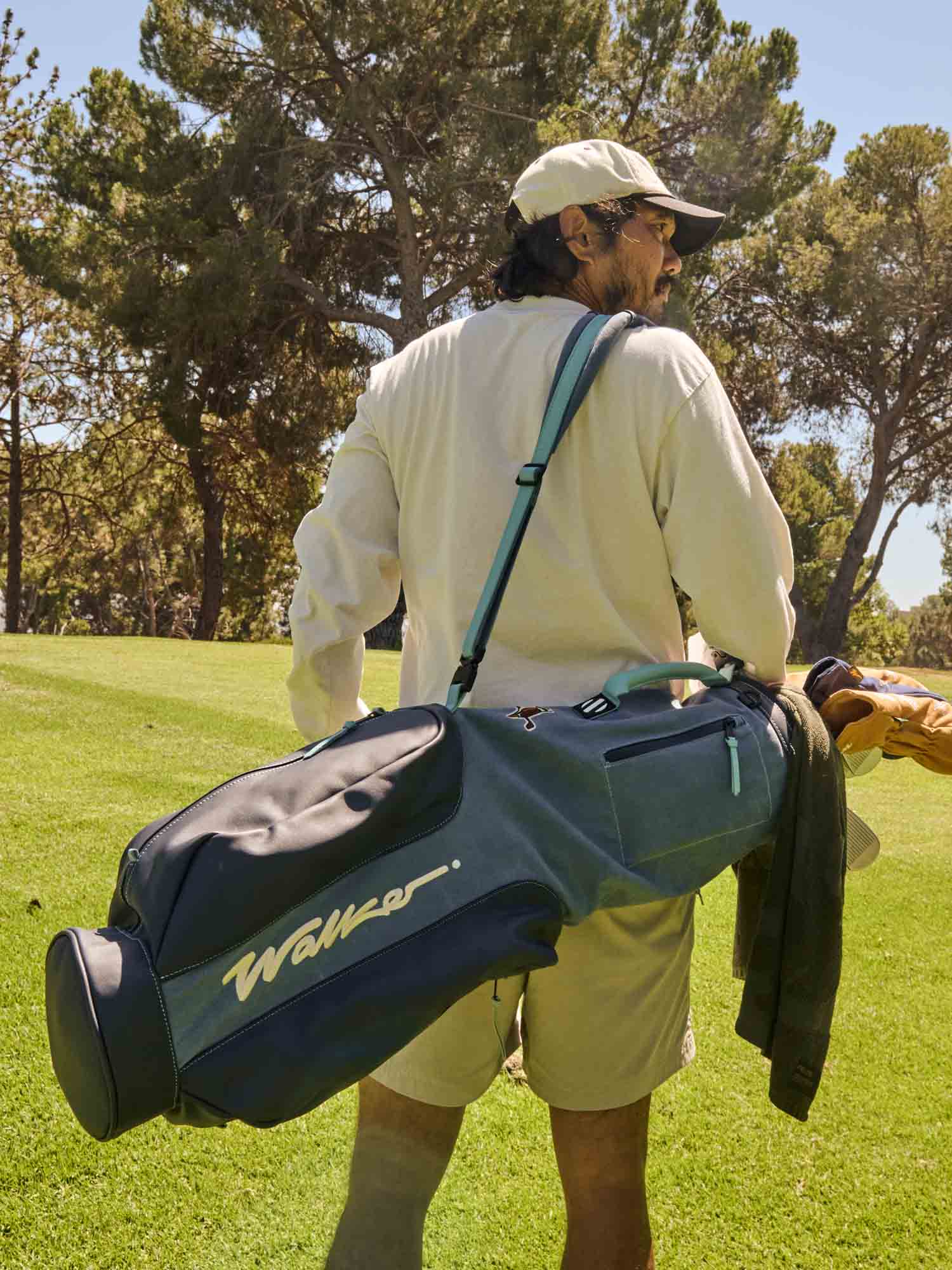 Walker x Hiroki Sunday Bag - Blue Waxed Canvas