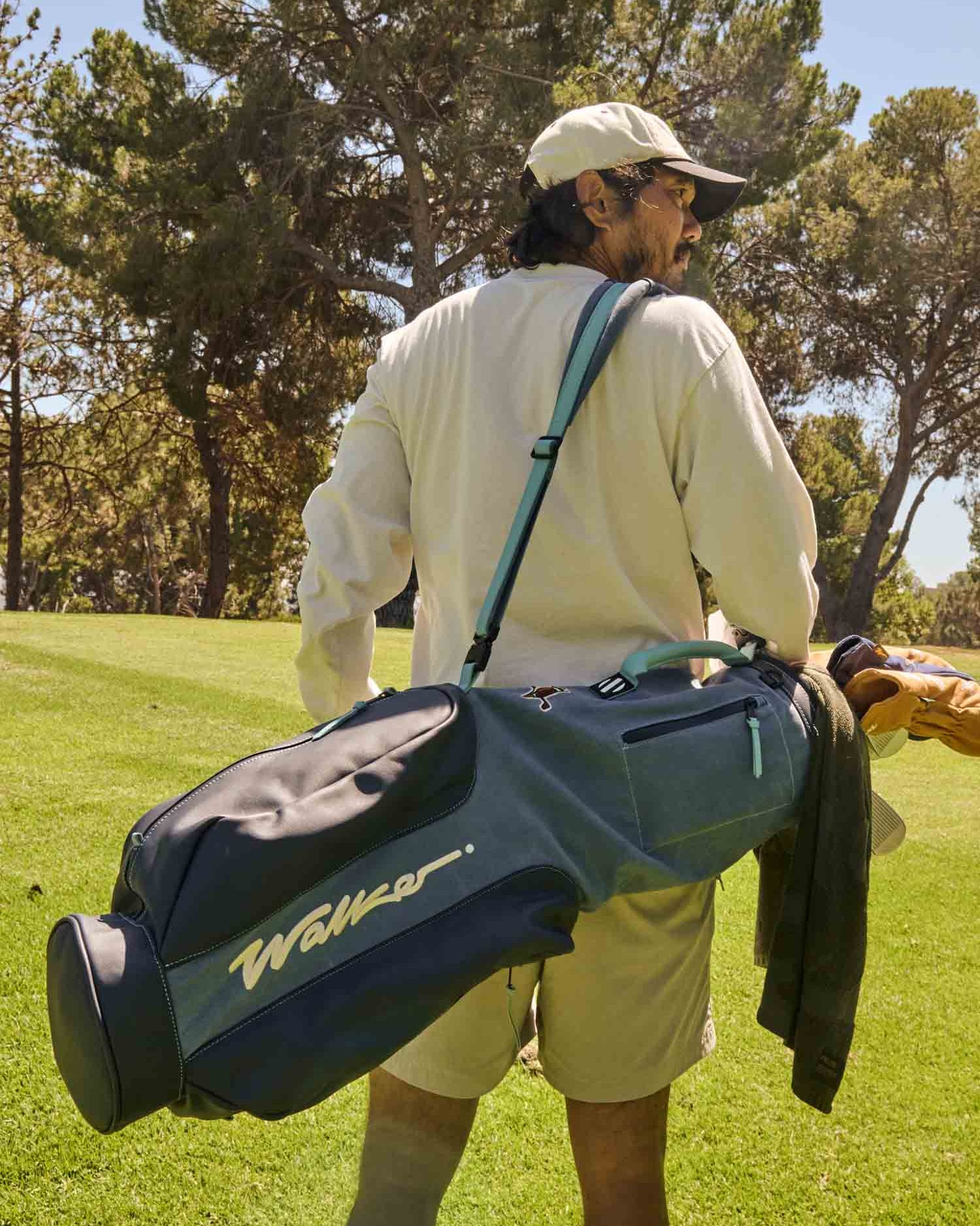 Walker x Hiroki Sunday Bag - Blue Waxed Canvas