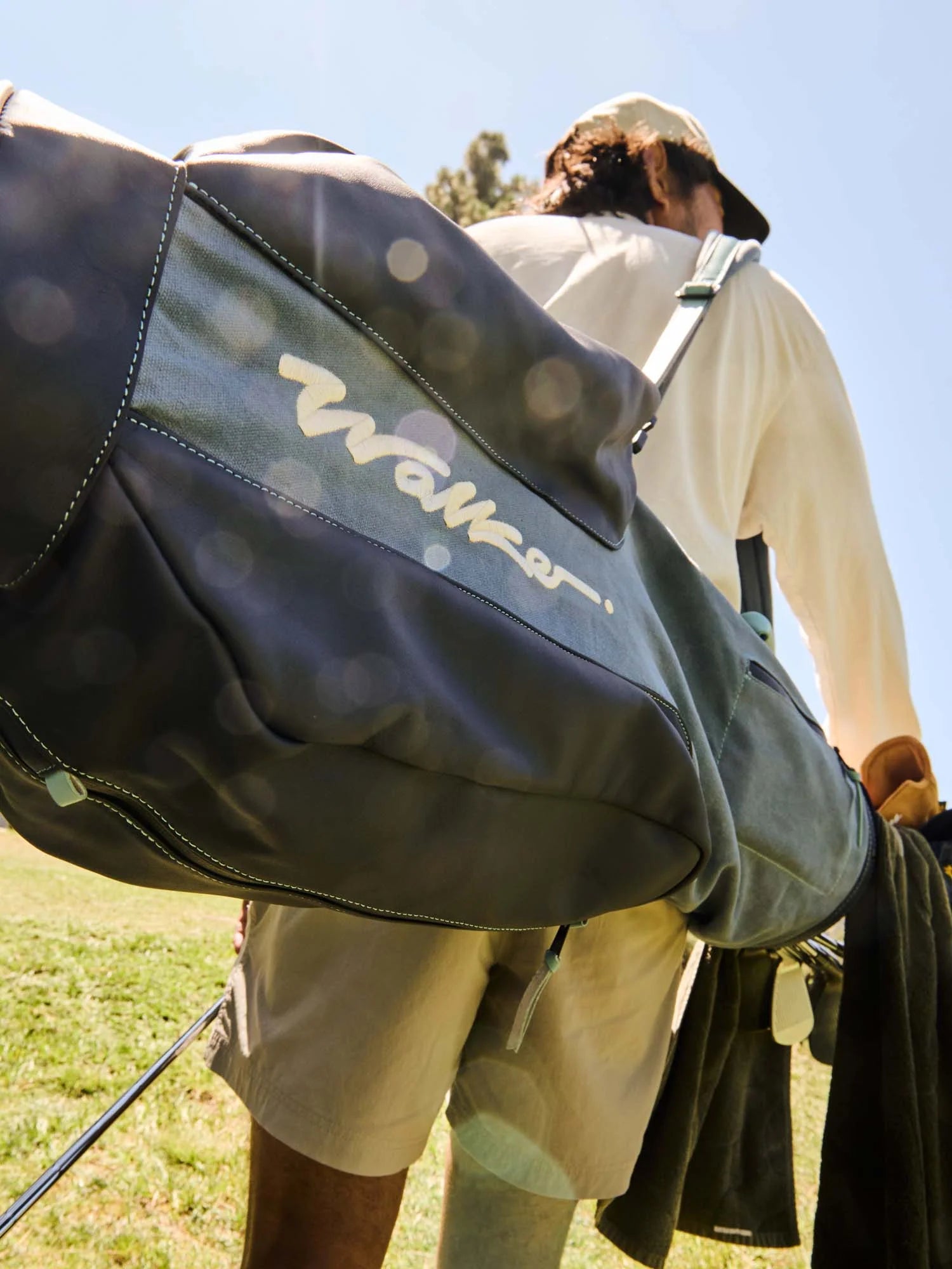 Walker x Hiroki Sunday Bag - Blue Waxed Canvas