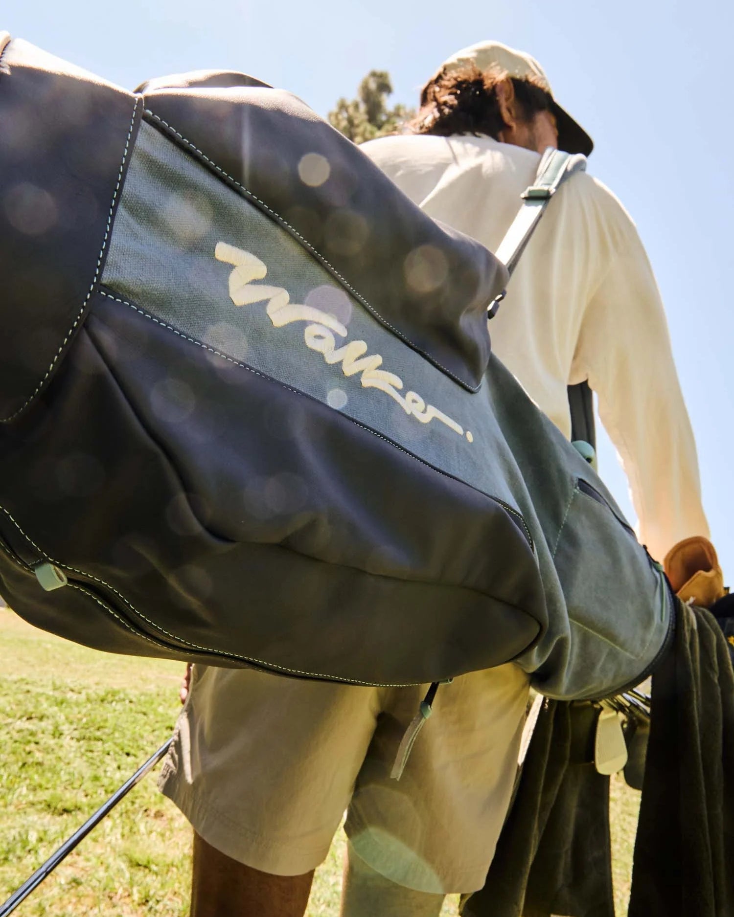 Walker x Hiroki Sunday Bag - Blue Waxed Canvas